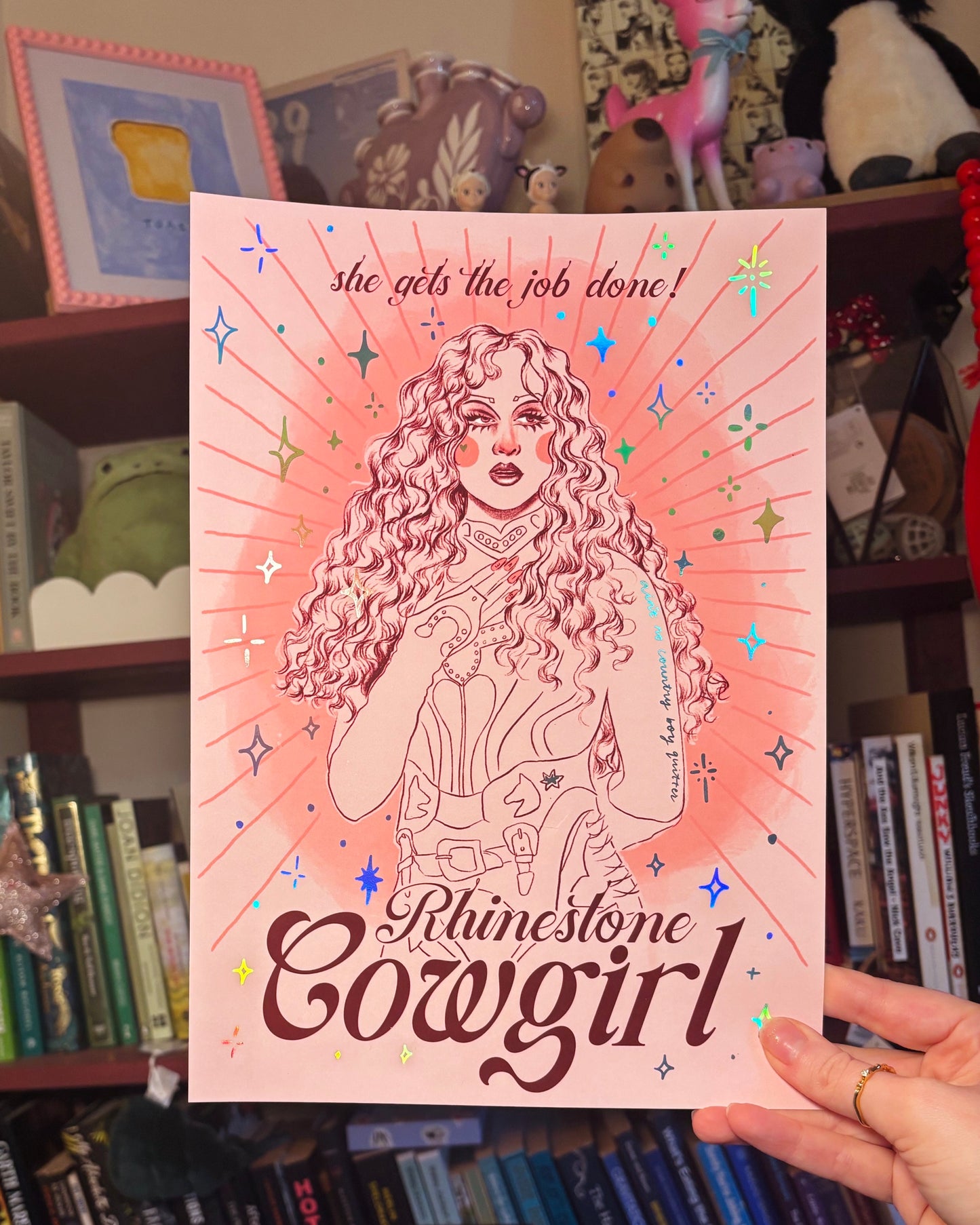 Chappell Roan ‘the giver’ a4 holographic foiled art print