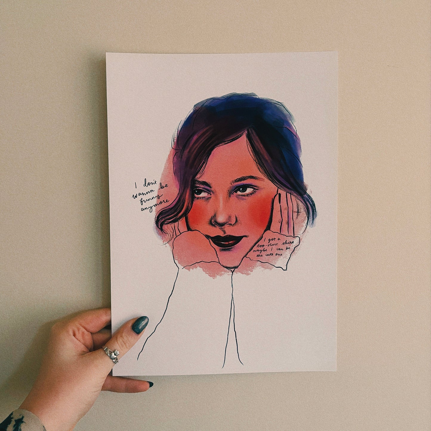 Lucy Dacus A4 Art Print