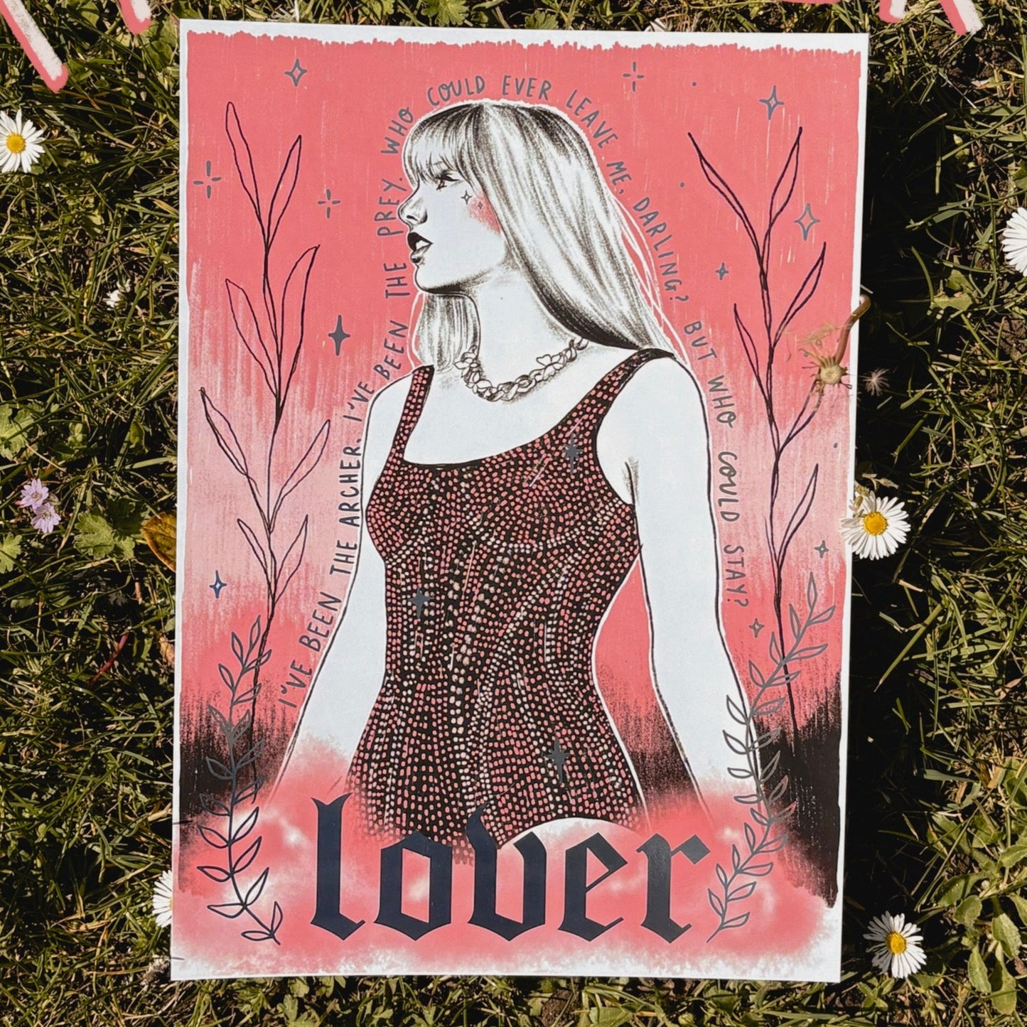 Taylor Swift 'The Archer' Lover A4 Holographic Print