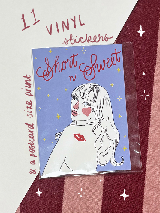 Sabrina Carpenter Short n' Sweet Sticker Pack