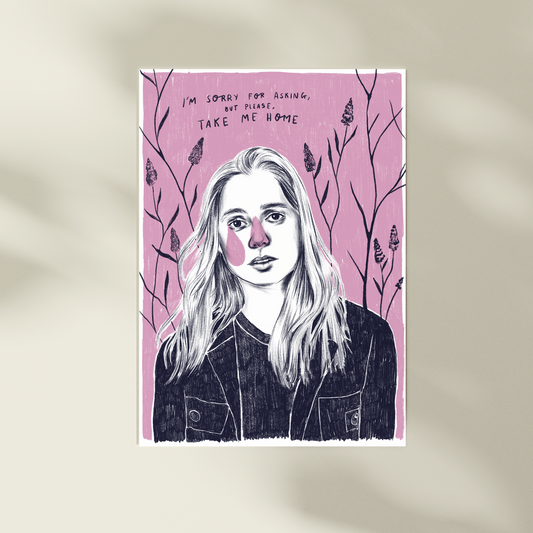 Julien Baker A4 Art Print