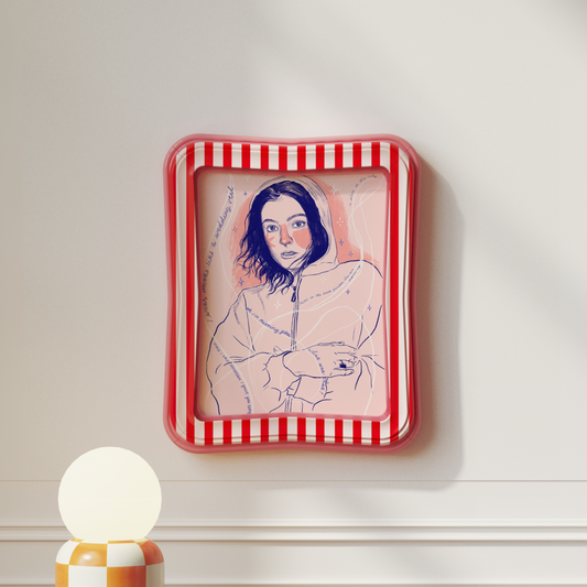 Lorde 'What Was That' A4 Art Print