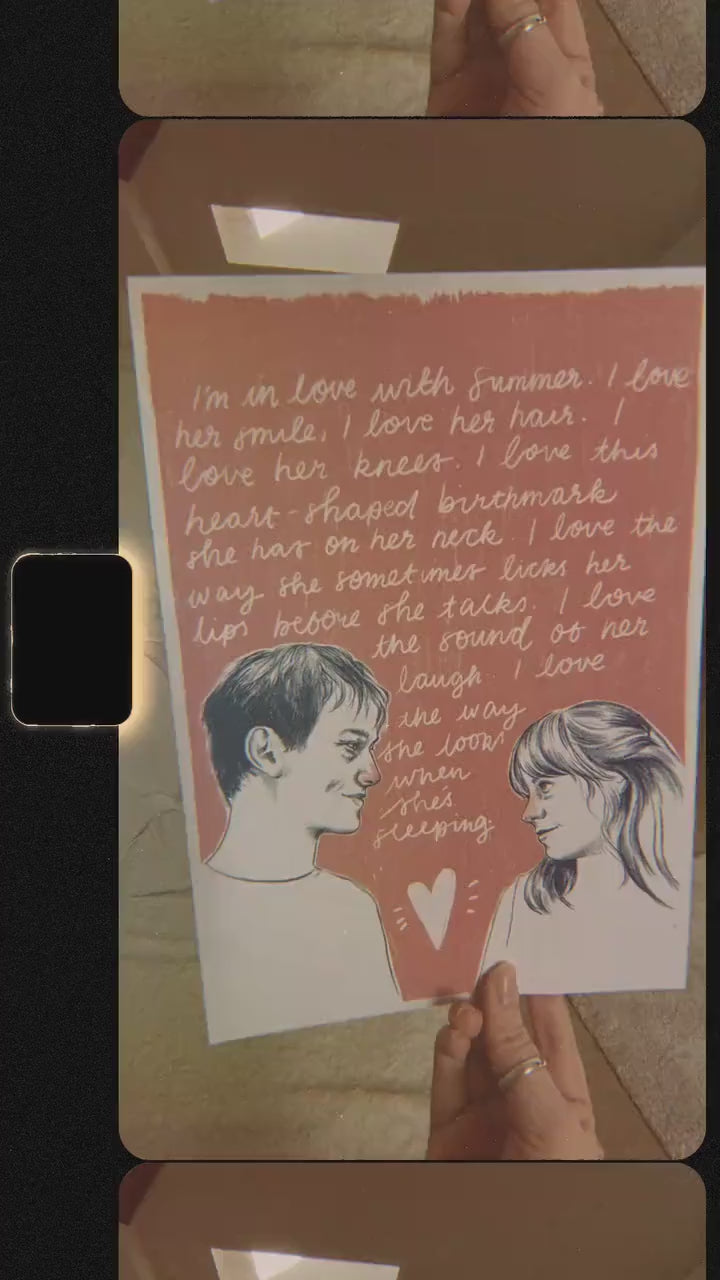 500 Days of Summer A4 Double-Sided Print