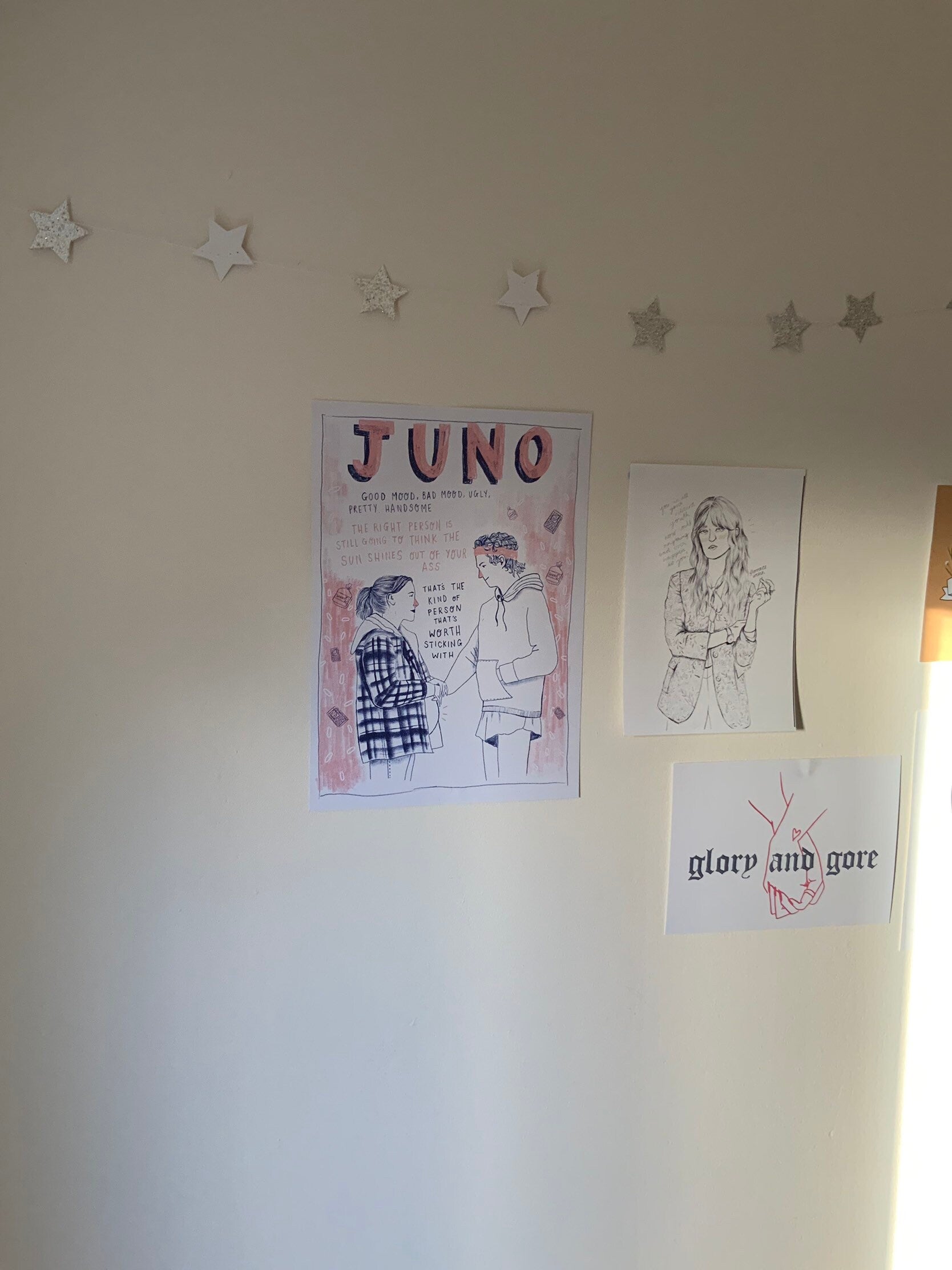 Juno a4 movie art print