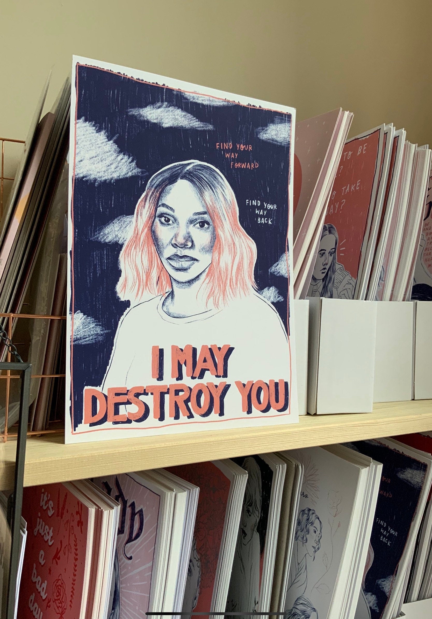 I May Destroy You a4 art print