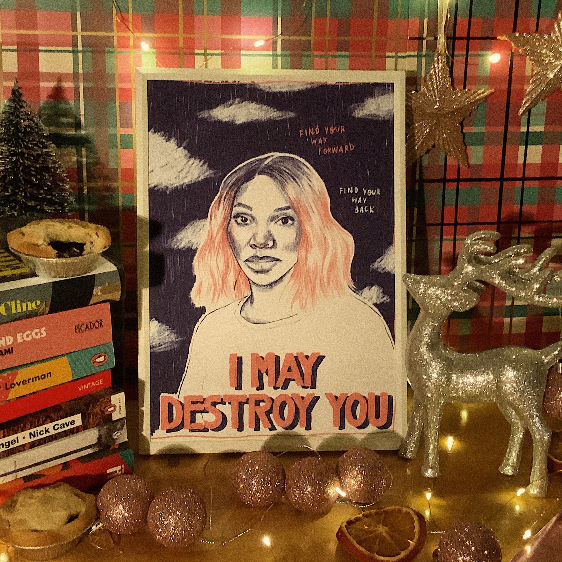 I May Destroy You a4 art print
