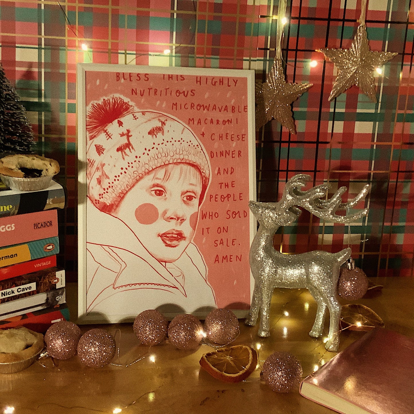 Home Alone A4 Art Print