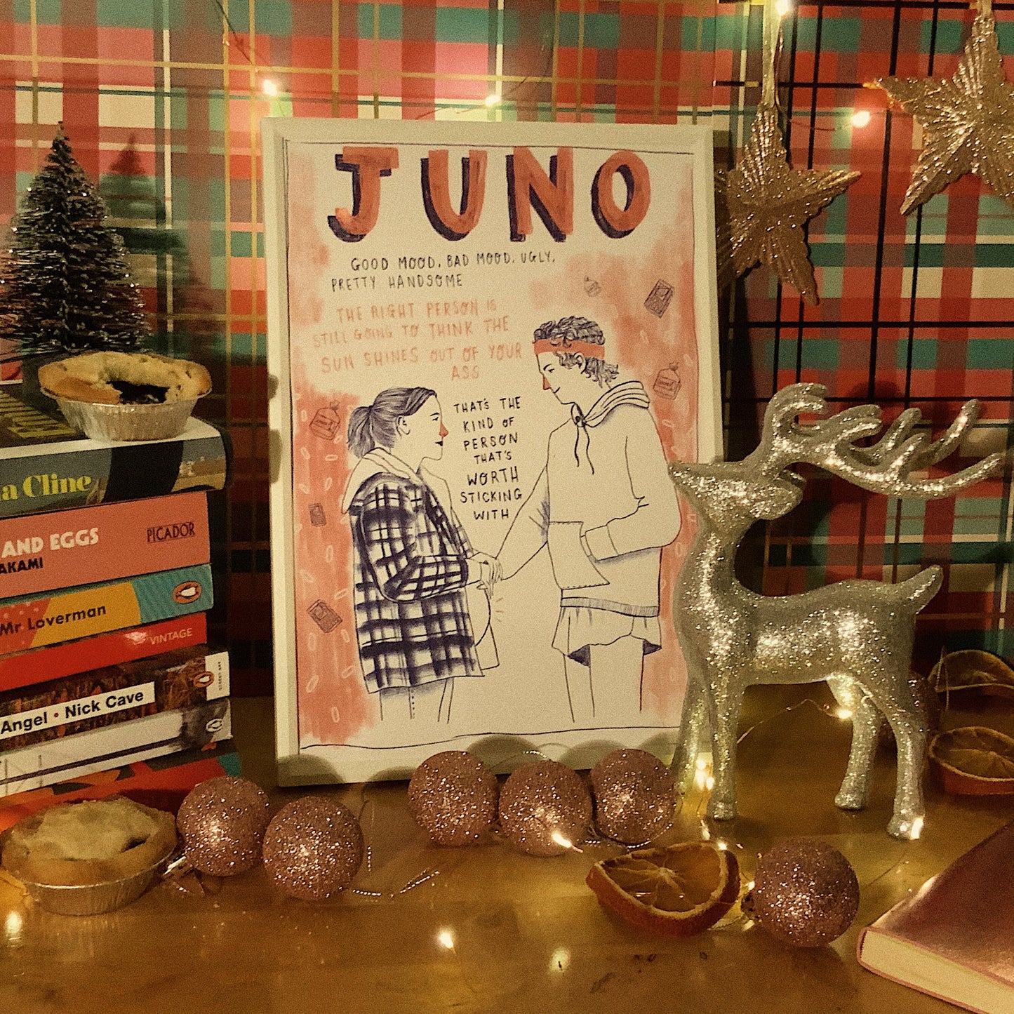 Juno a4 movie art print