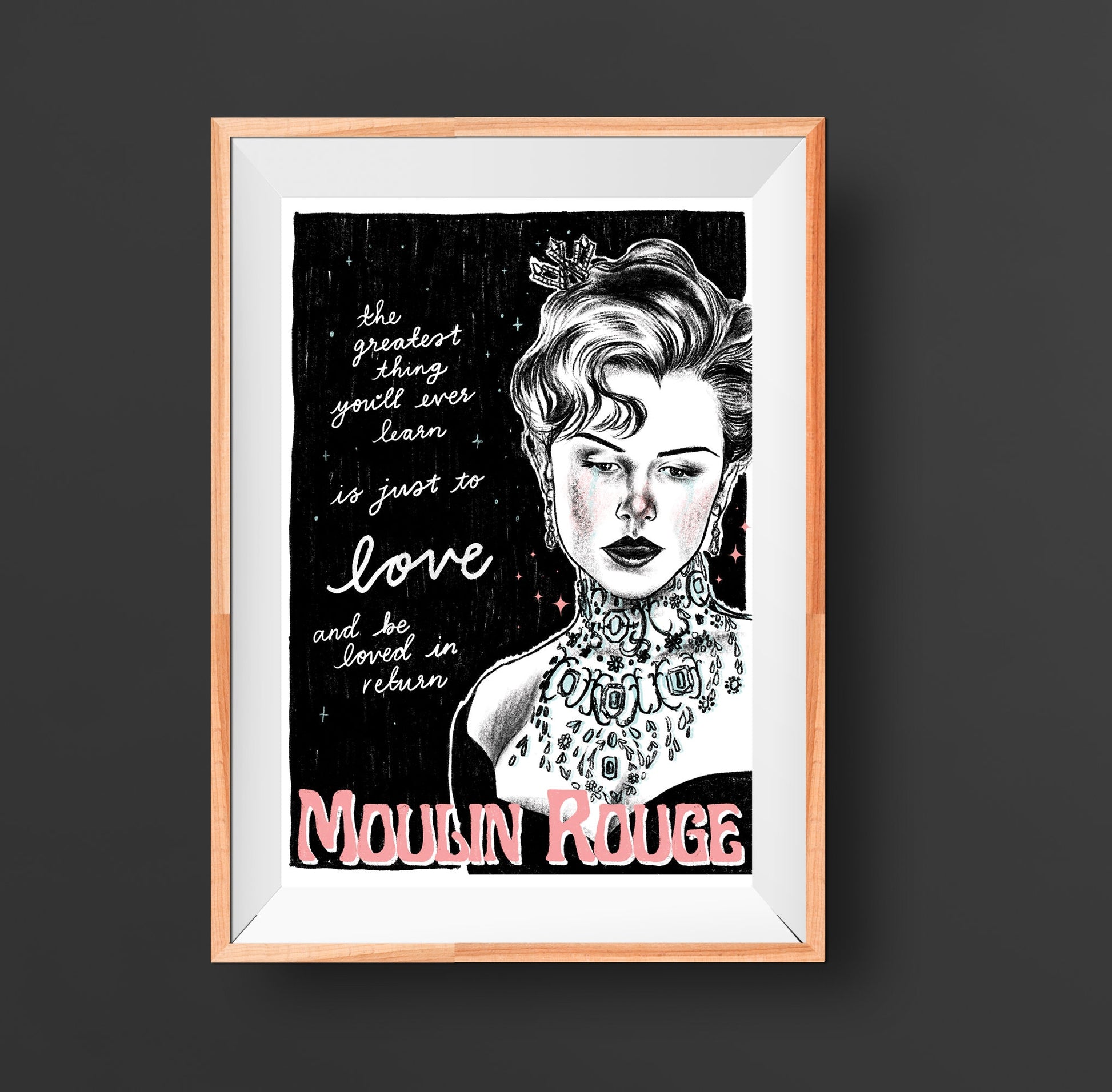 Moulin Rouge A4 Art Print
