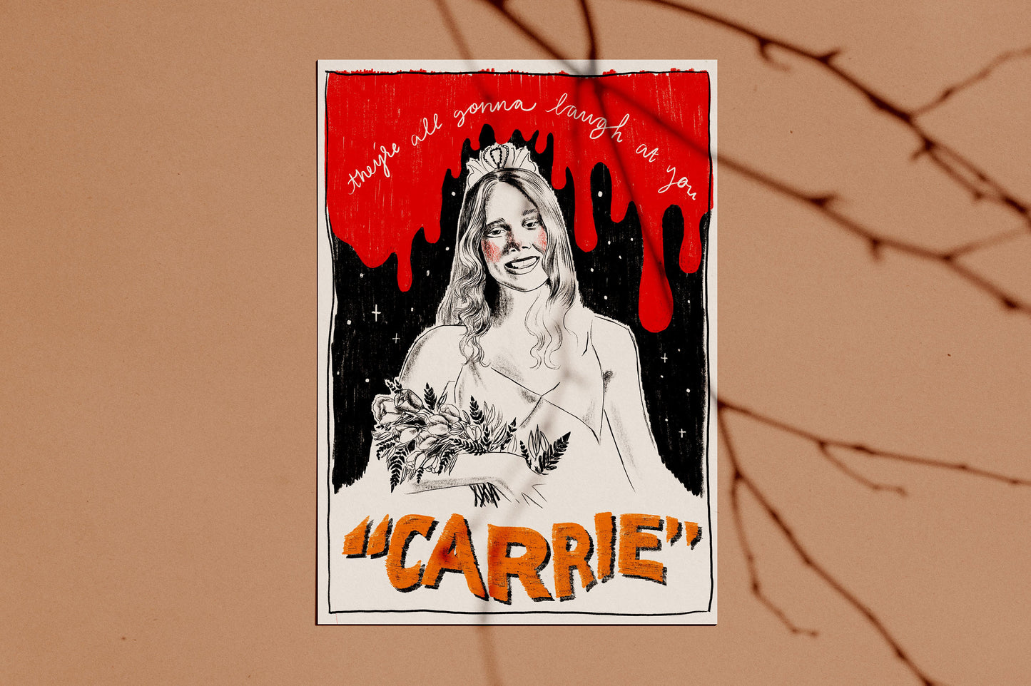 Carrie A4 Art Print