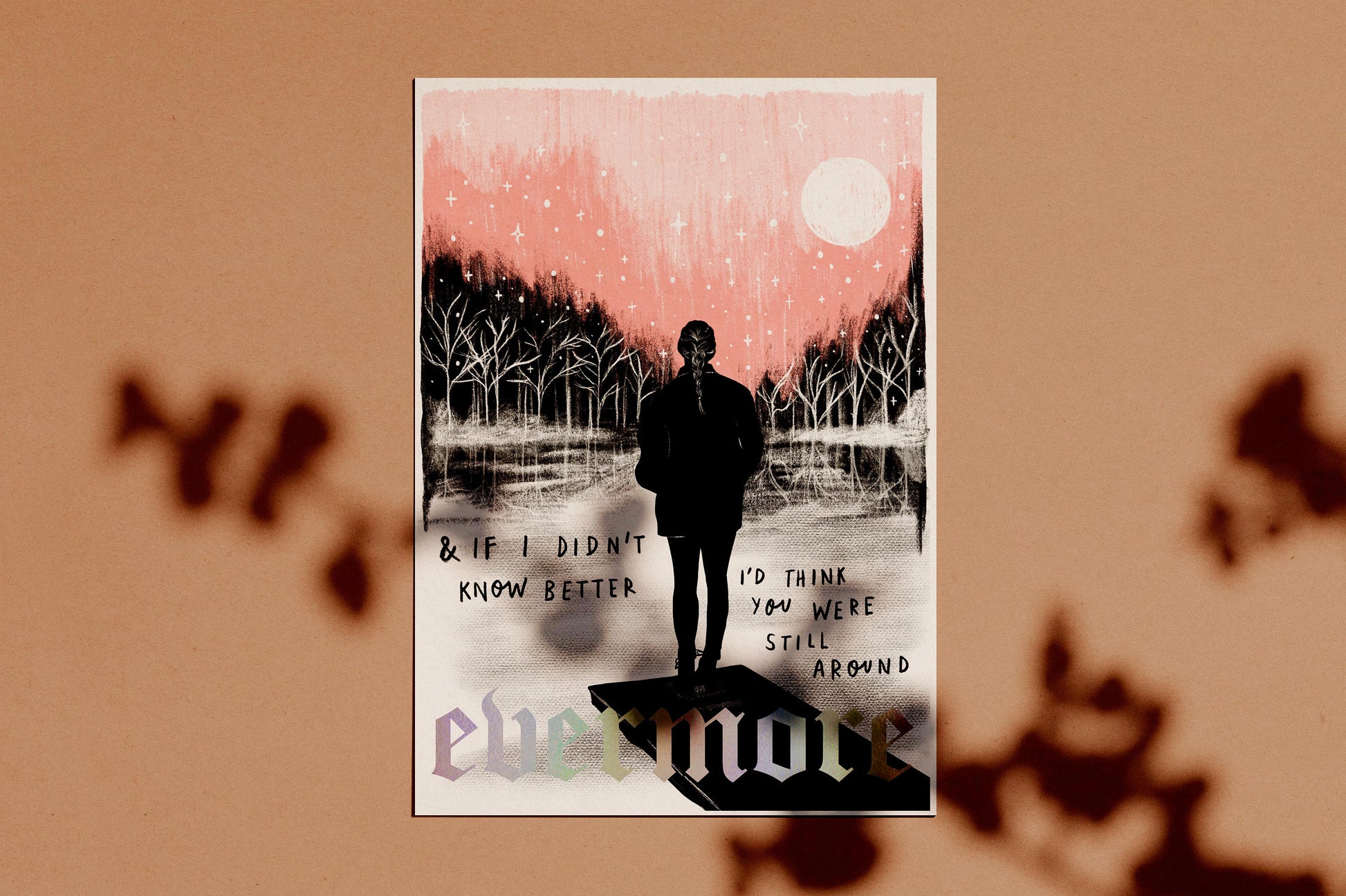 Evermore A4 Foiled Art Print - Marjorie