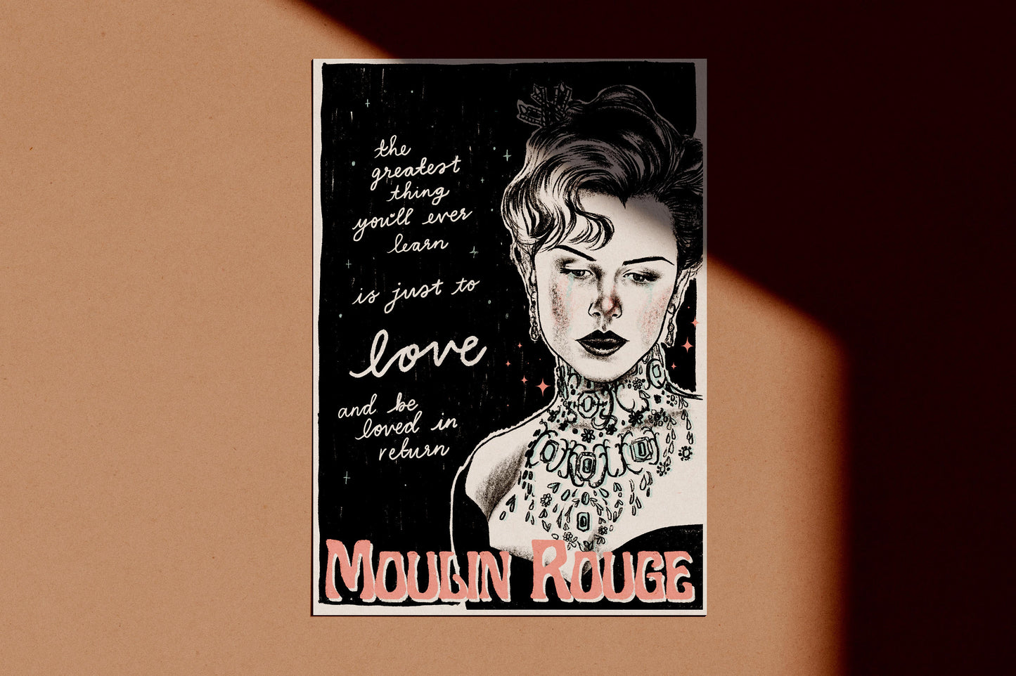 Moulin Rouge A4 Art Print