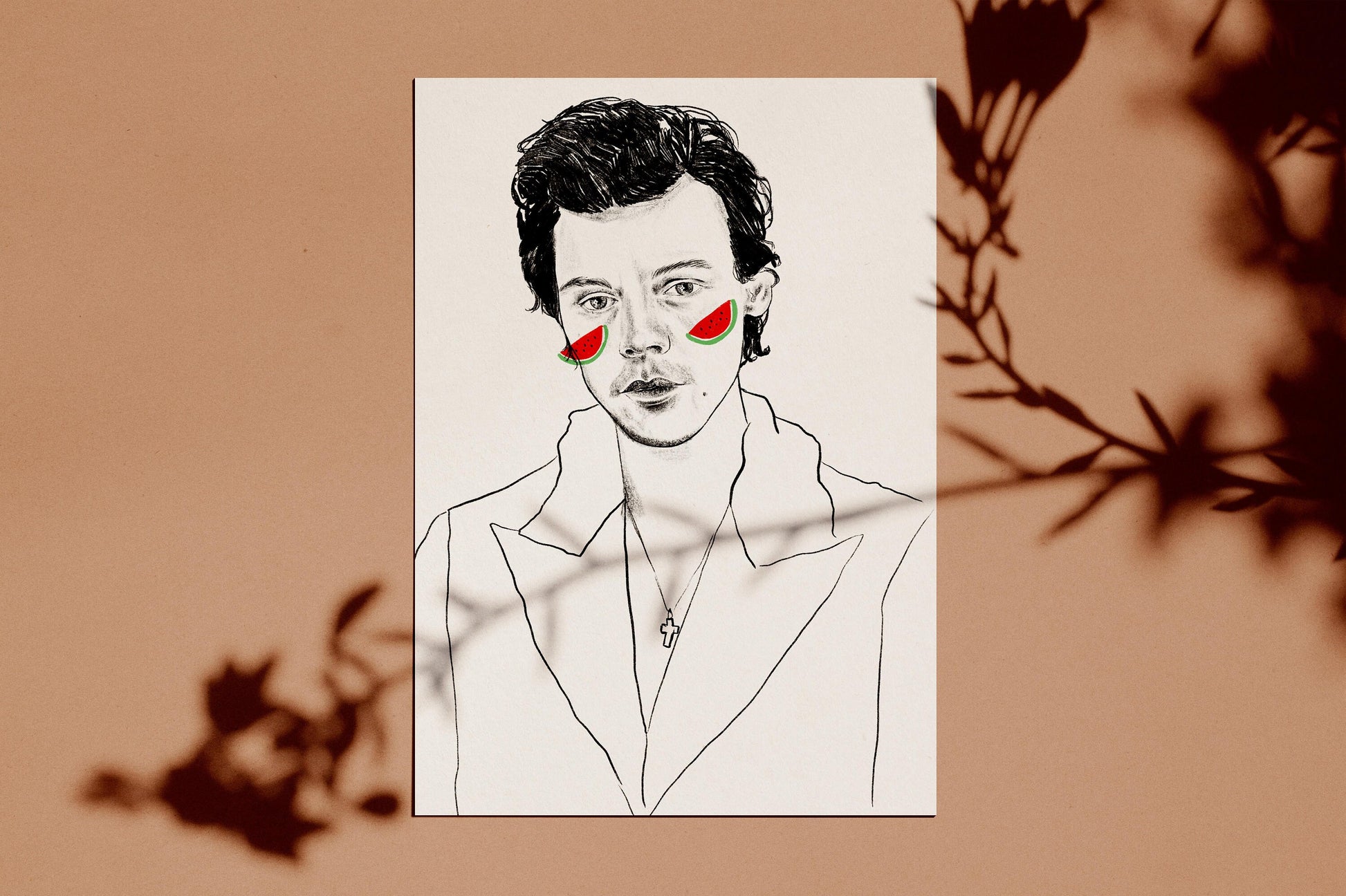 Watermelon Sugar Harry Styles A4 Print