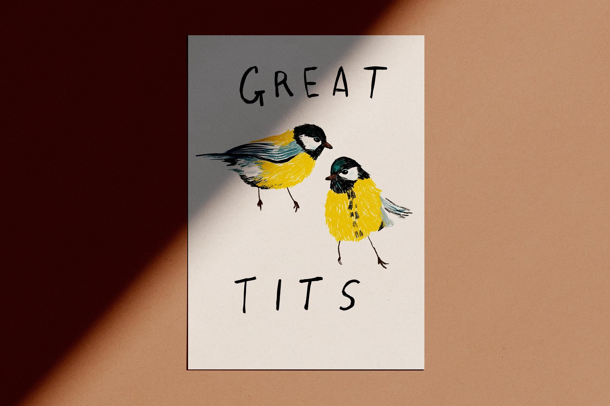 Great Tits A4 Print