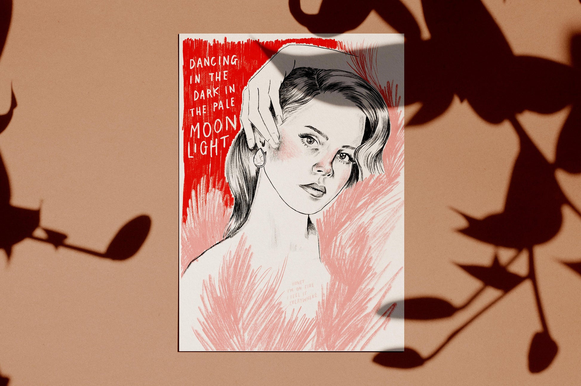 Lana Del Rey a4 art print