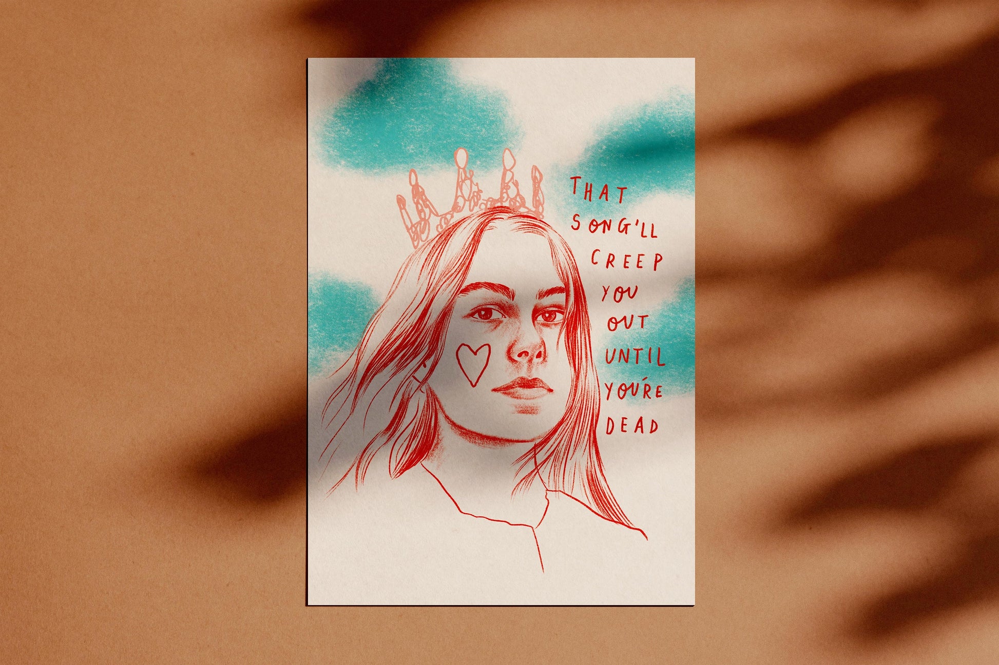 Phoebe Bridgers A4 Art print