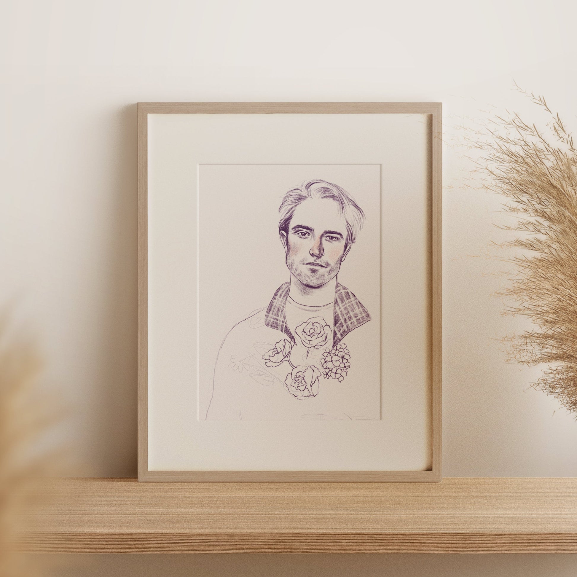 Robert Pattinson A4 Art print