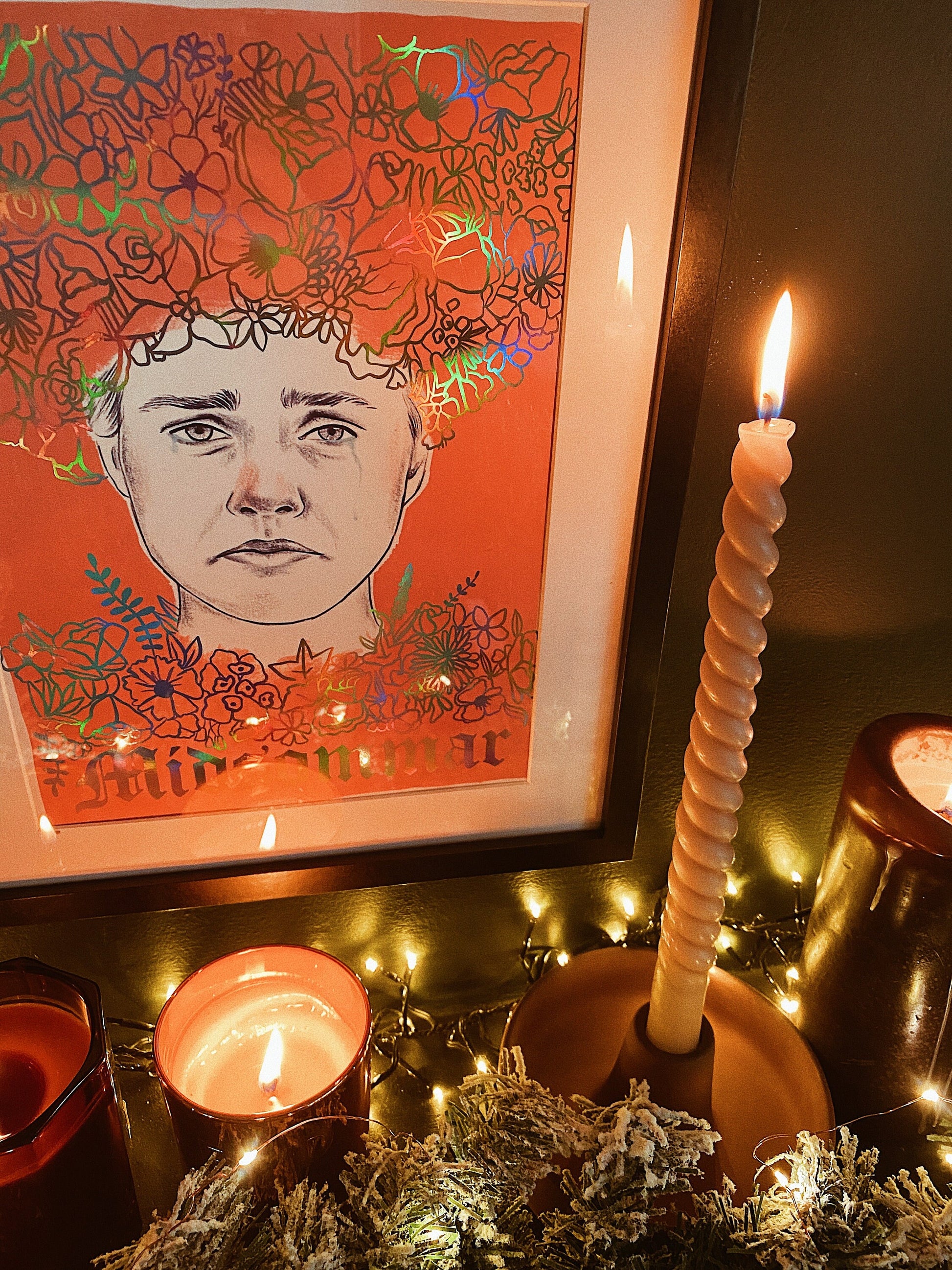 Midsommar A4 Holographic Print