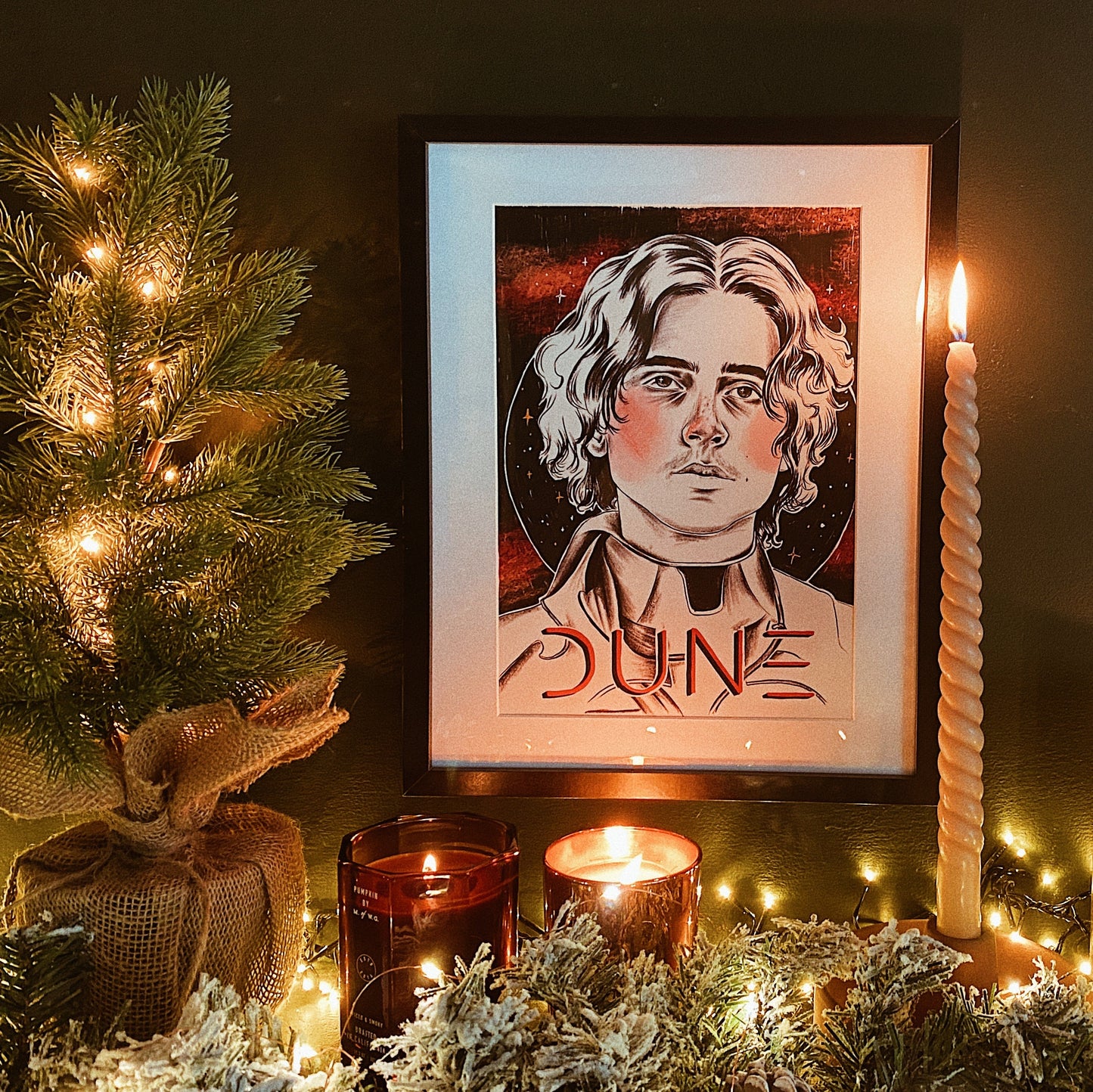 Dune - Timothee Chalamet A4 Art Print