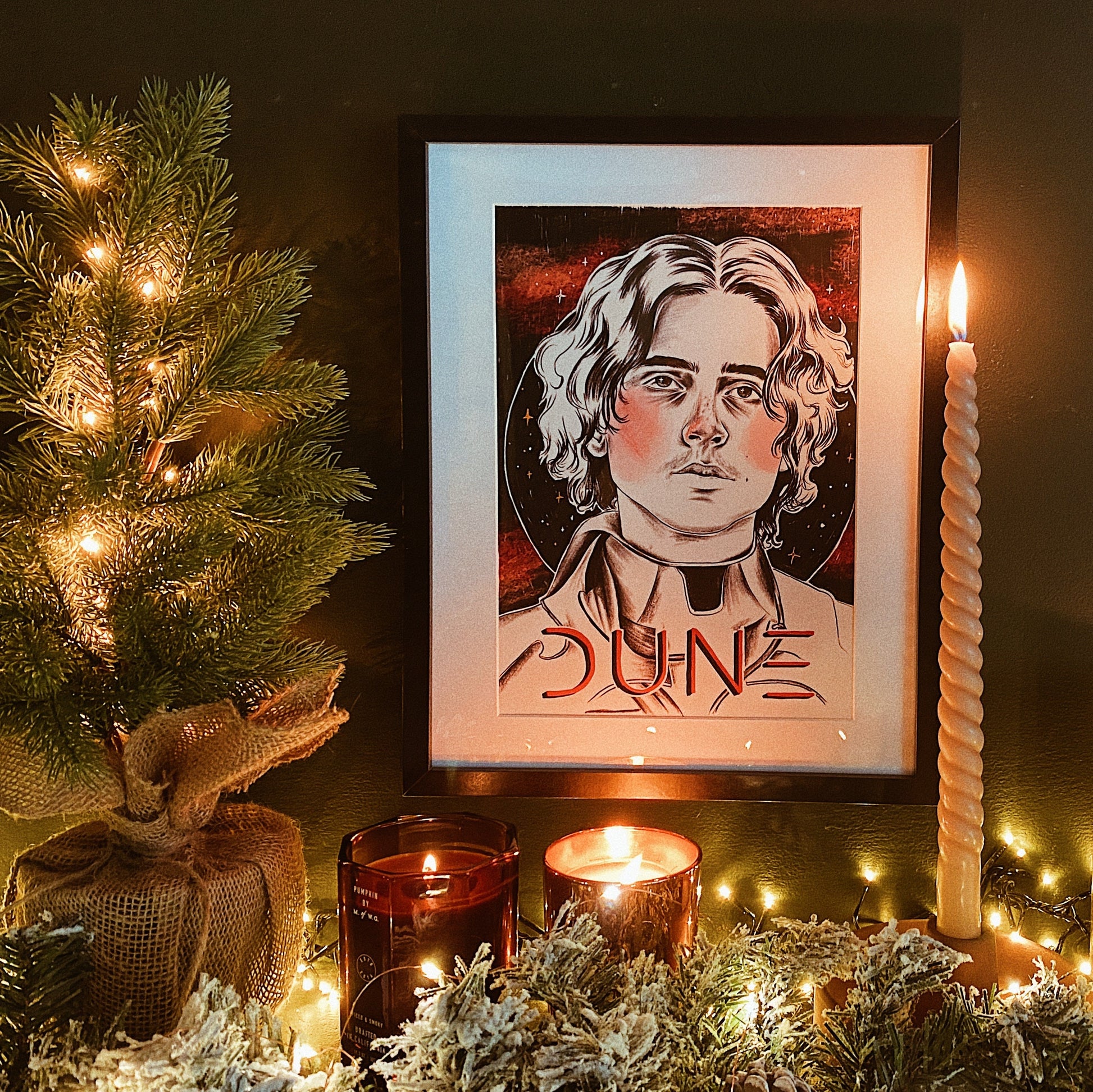 Dune - Timothee Chalamet A4 Art Print