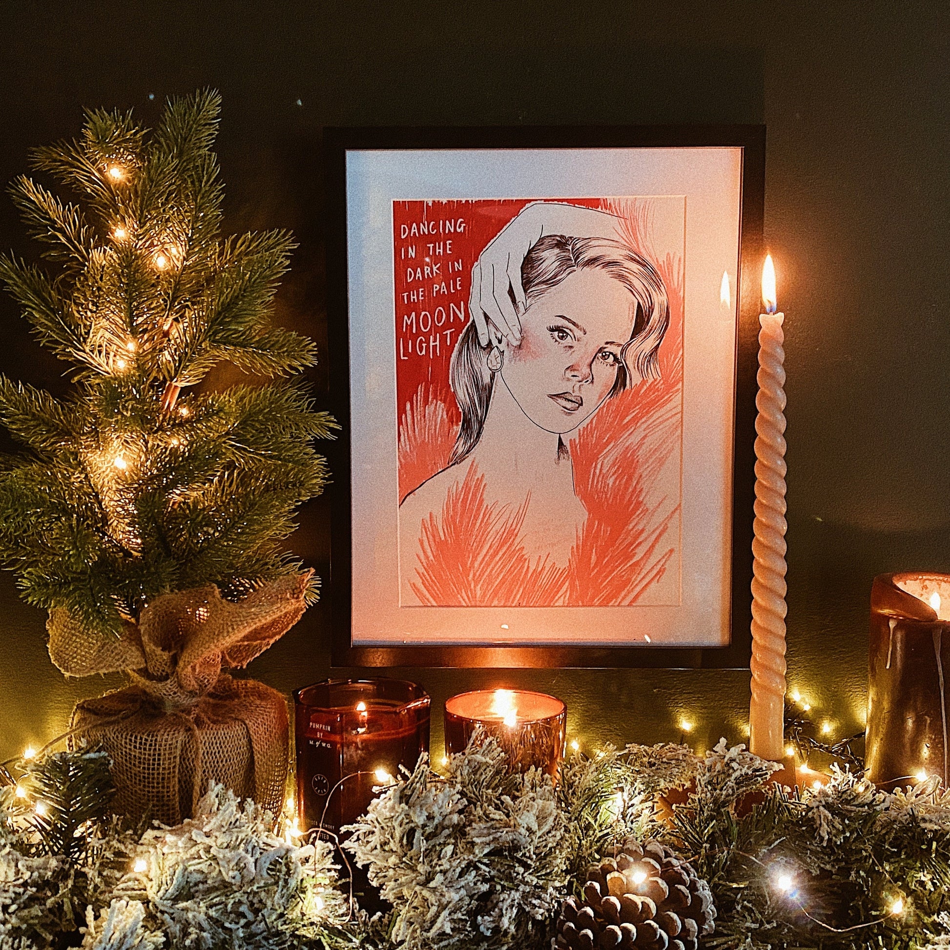 Lana Del Rey a4 art print