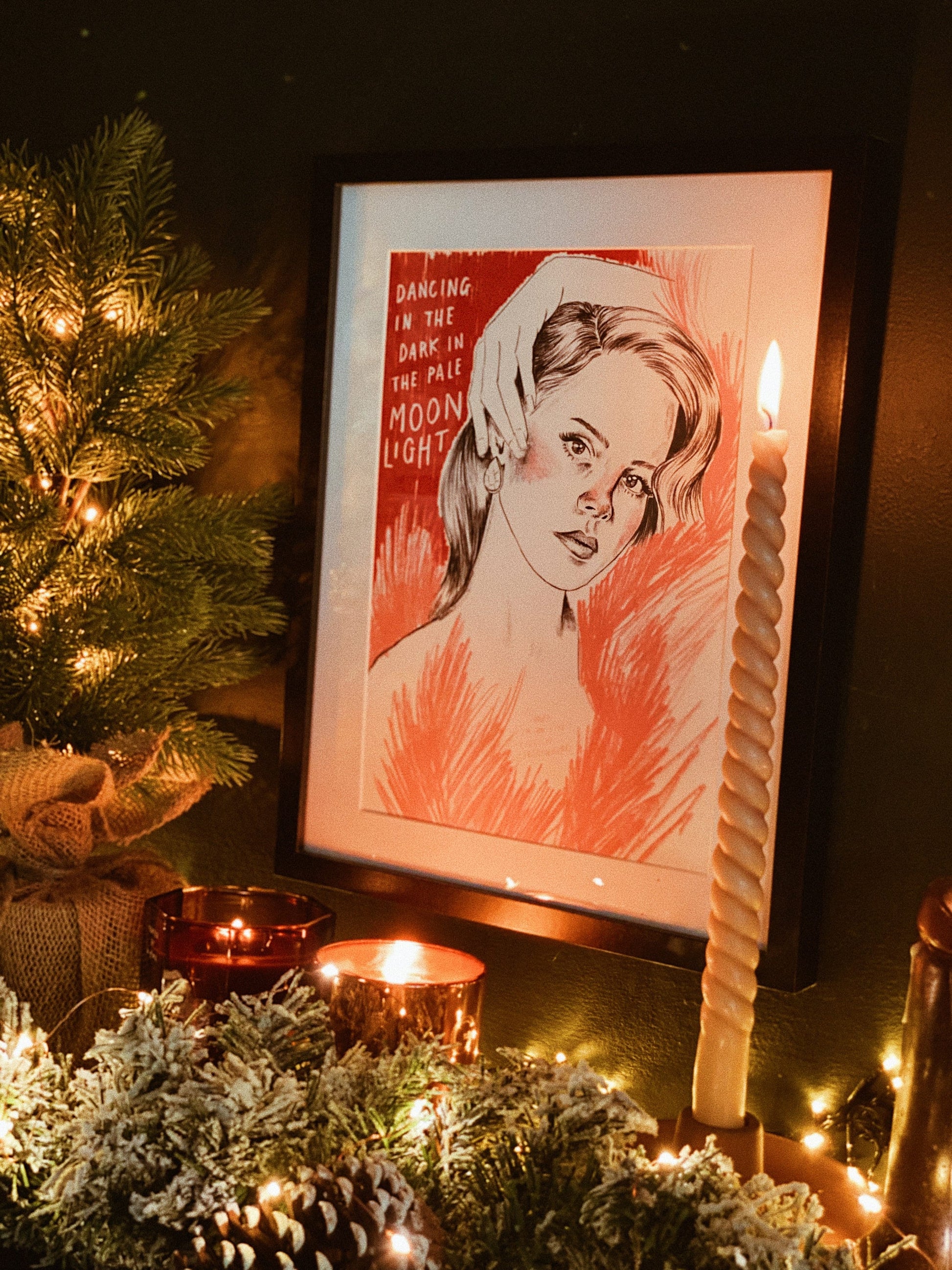 Lana Del Rey a4 art print