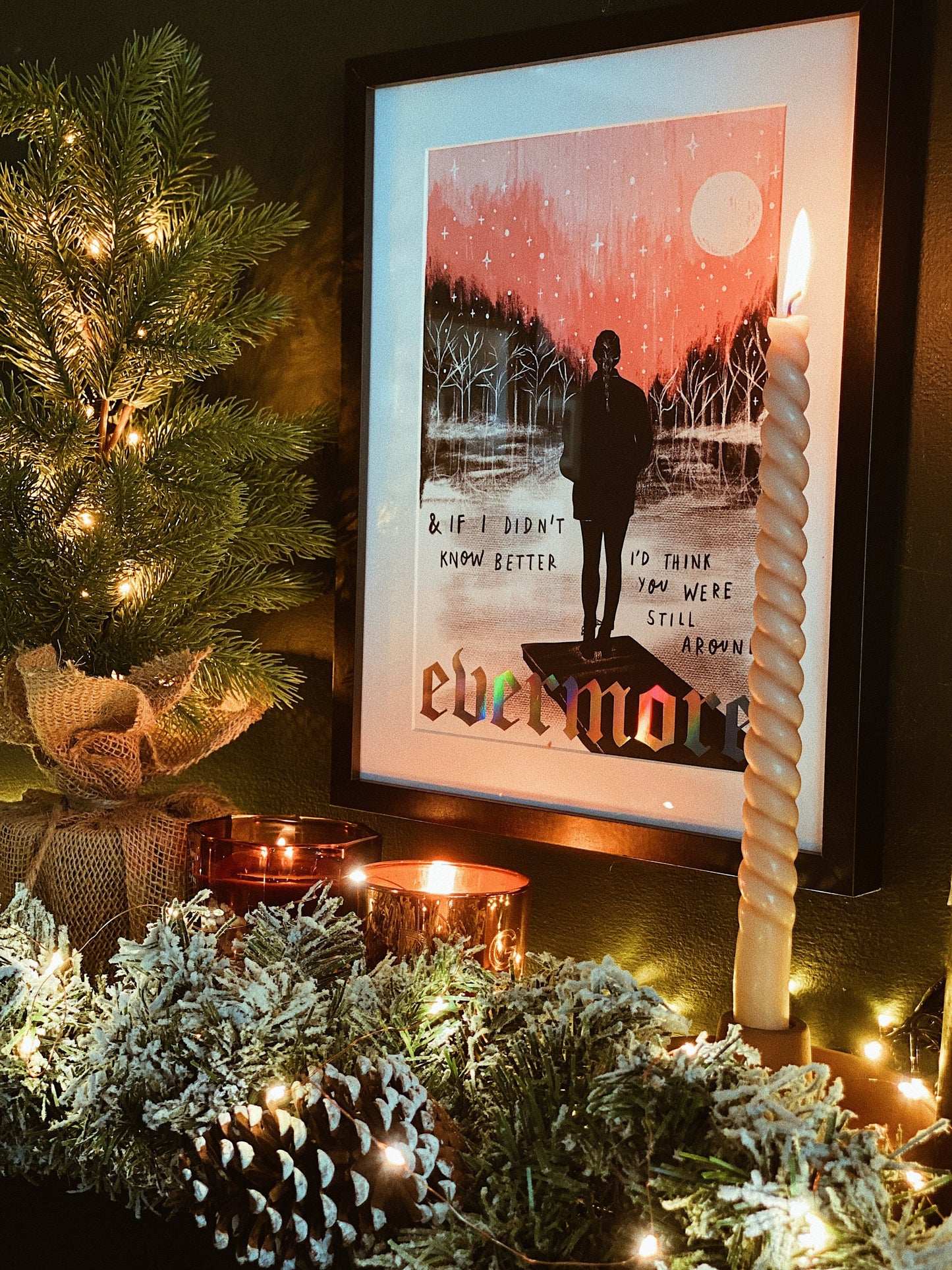 Evermore A4 Foiled Art Print - Marjorie