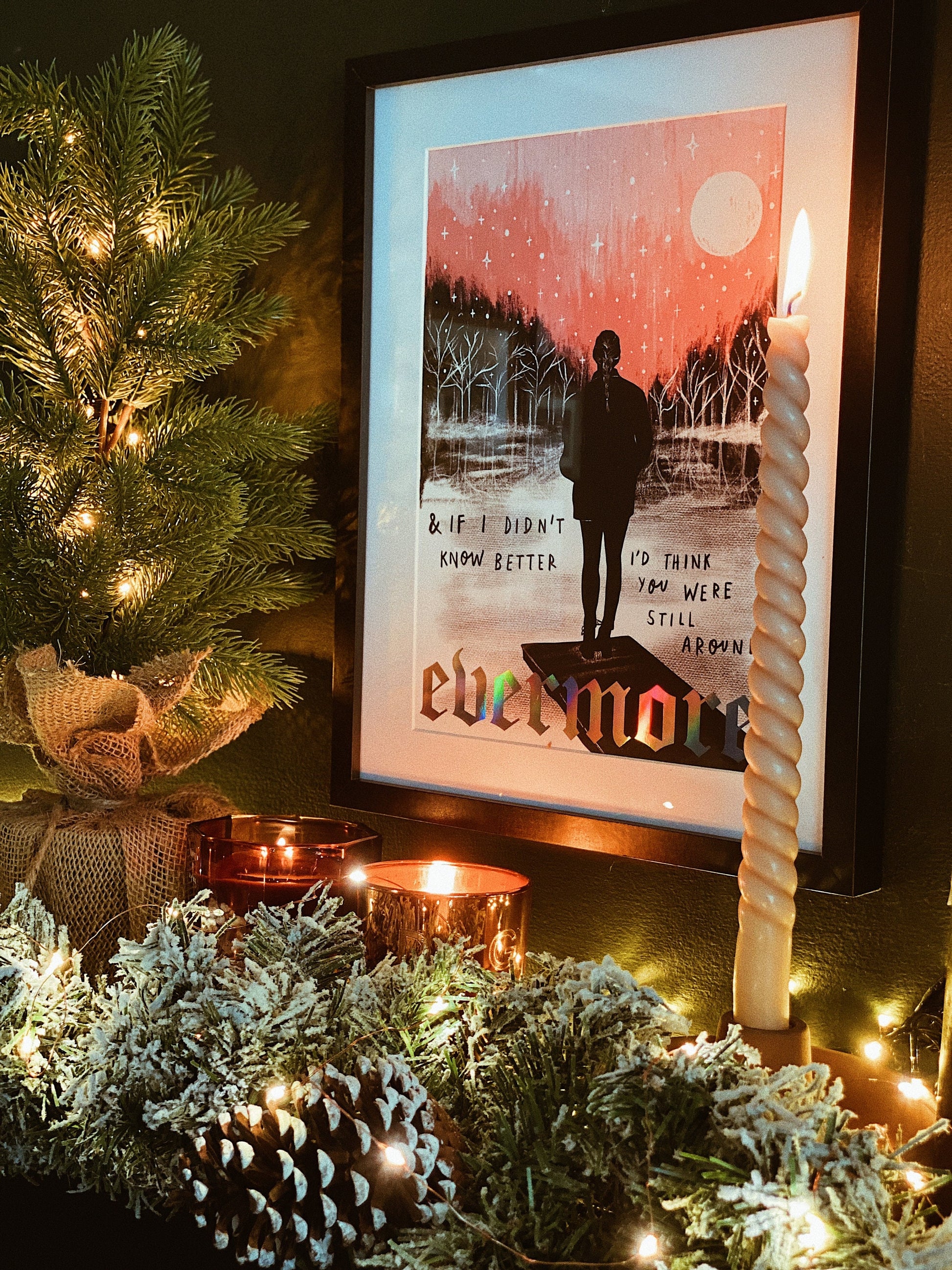 Evermore A4 Foiled Art Print - Marjorie