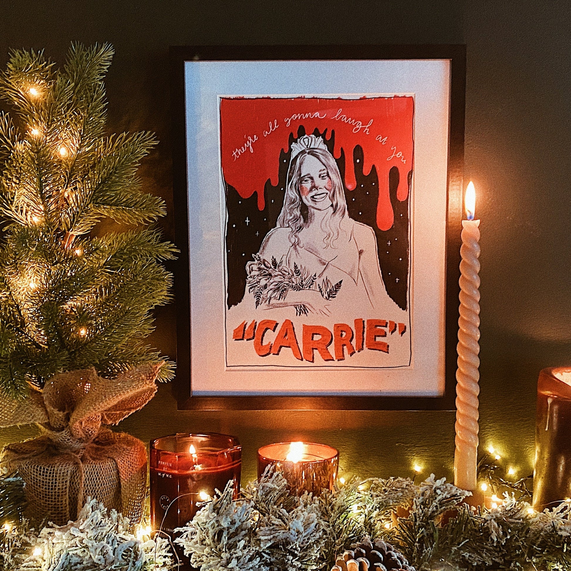 Carrie A4 Art Print