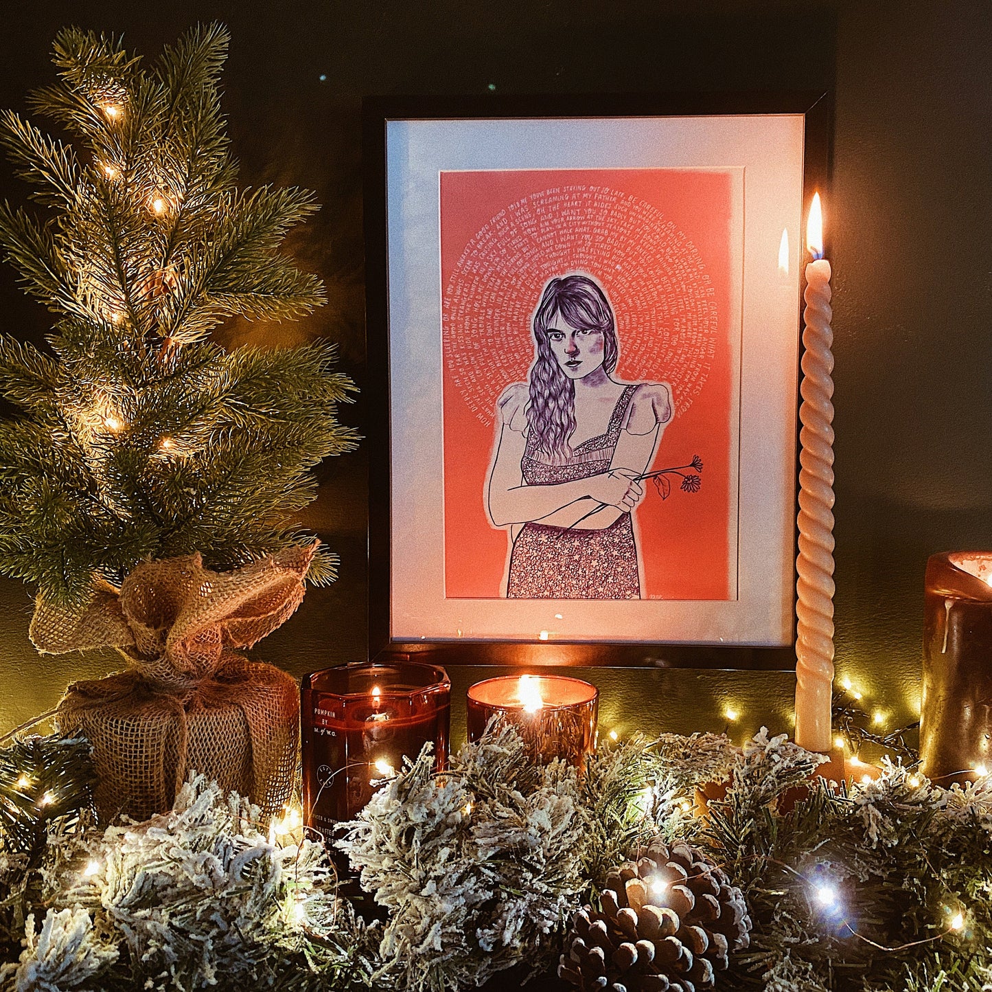 florence and the machine a4 print - sky full of song