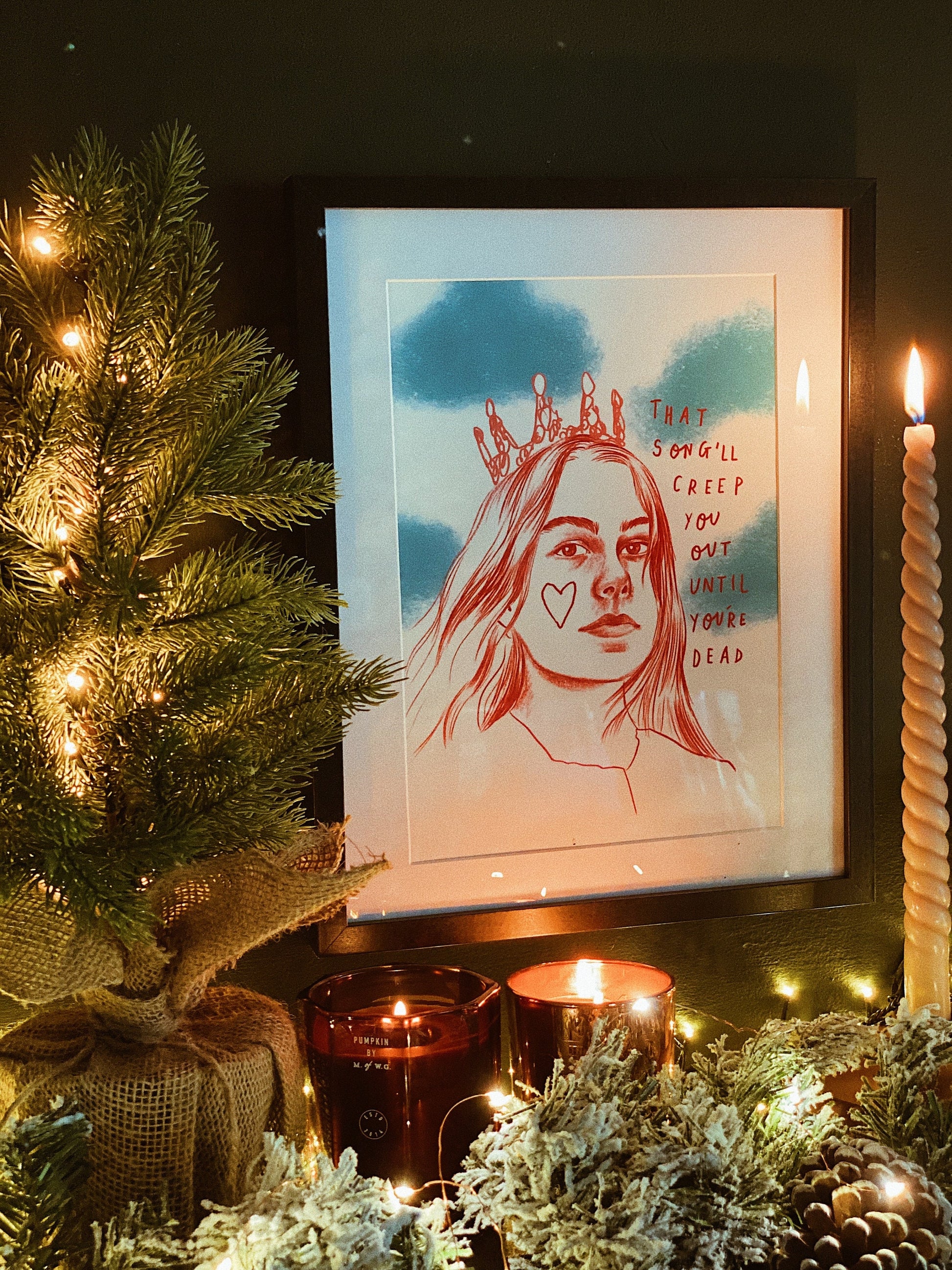 Phoebe Bridgers A4 Art print