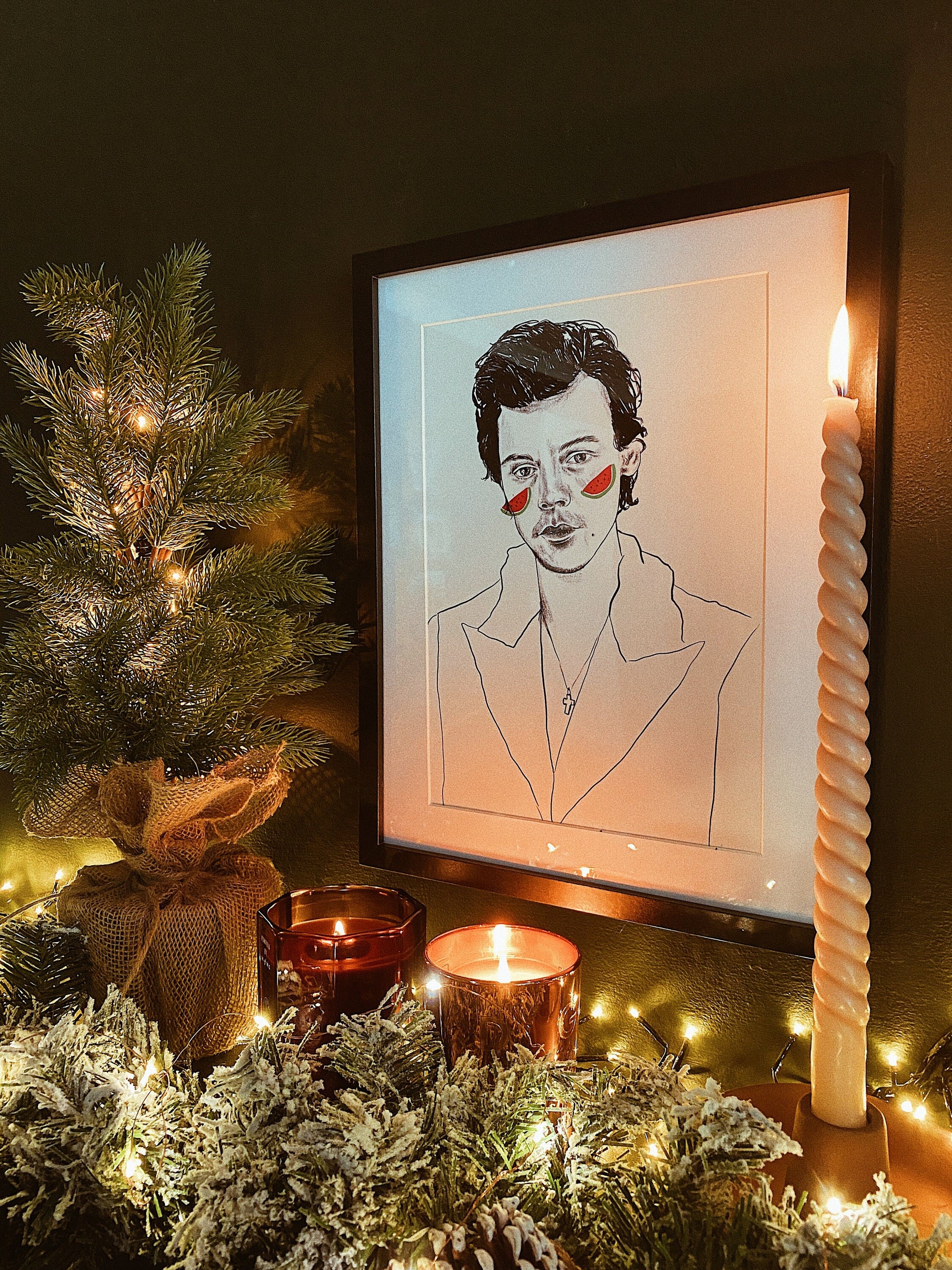 Watermelon Sugar Harry Styles A4 Print