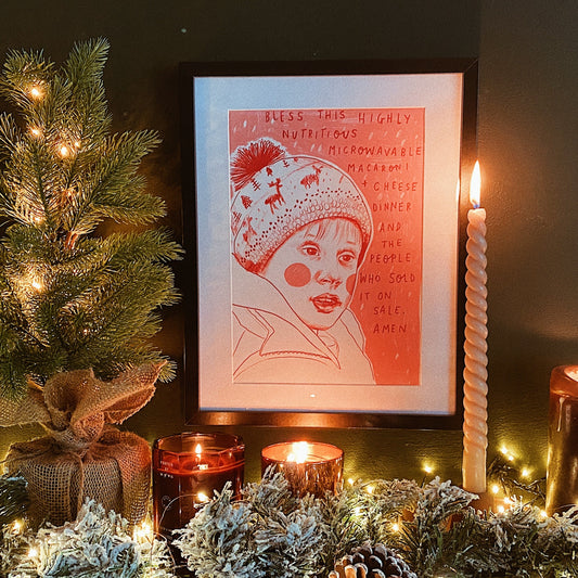 Home Alone A4 Art Print