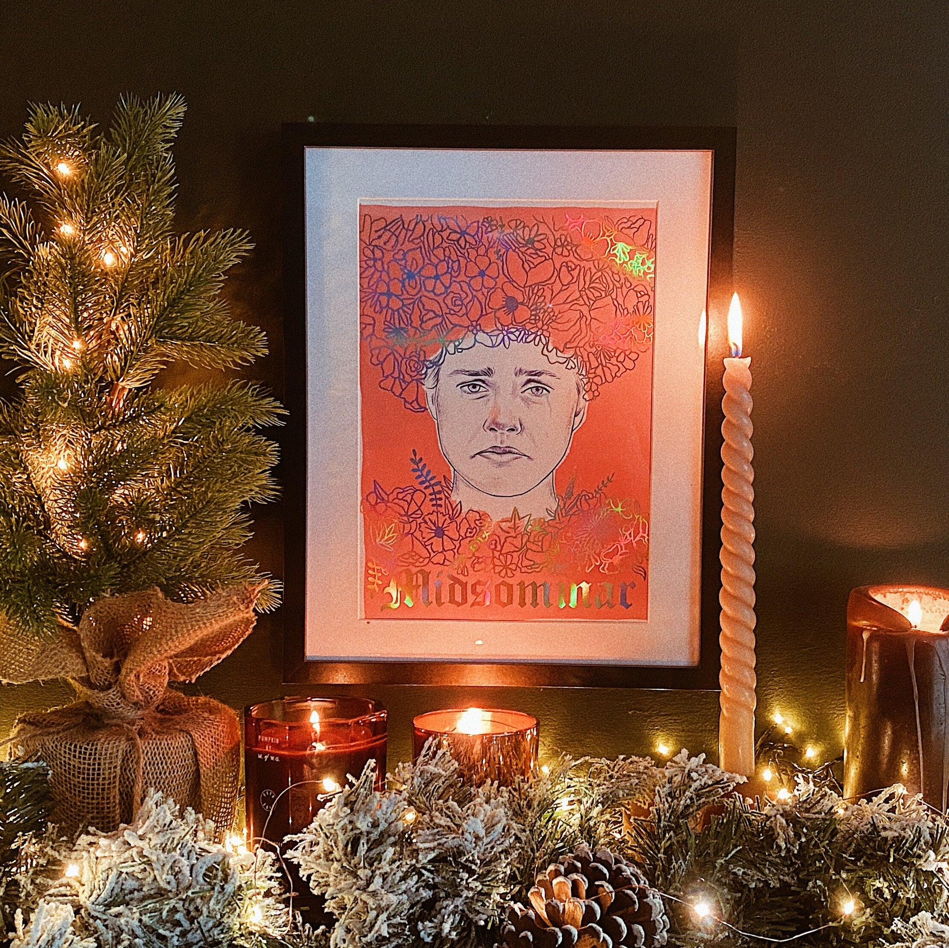 Midsommar A4 Holographic Print