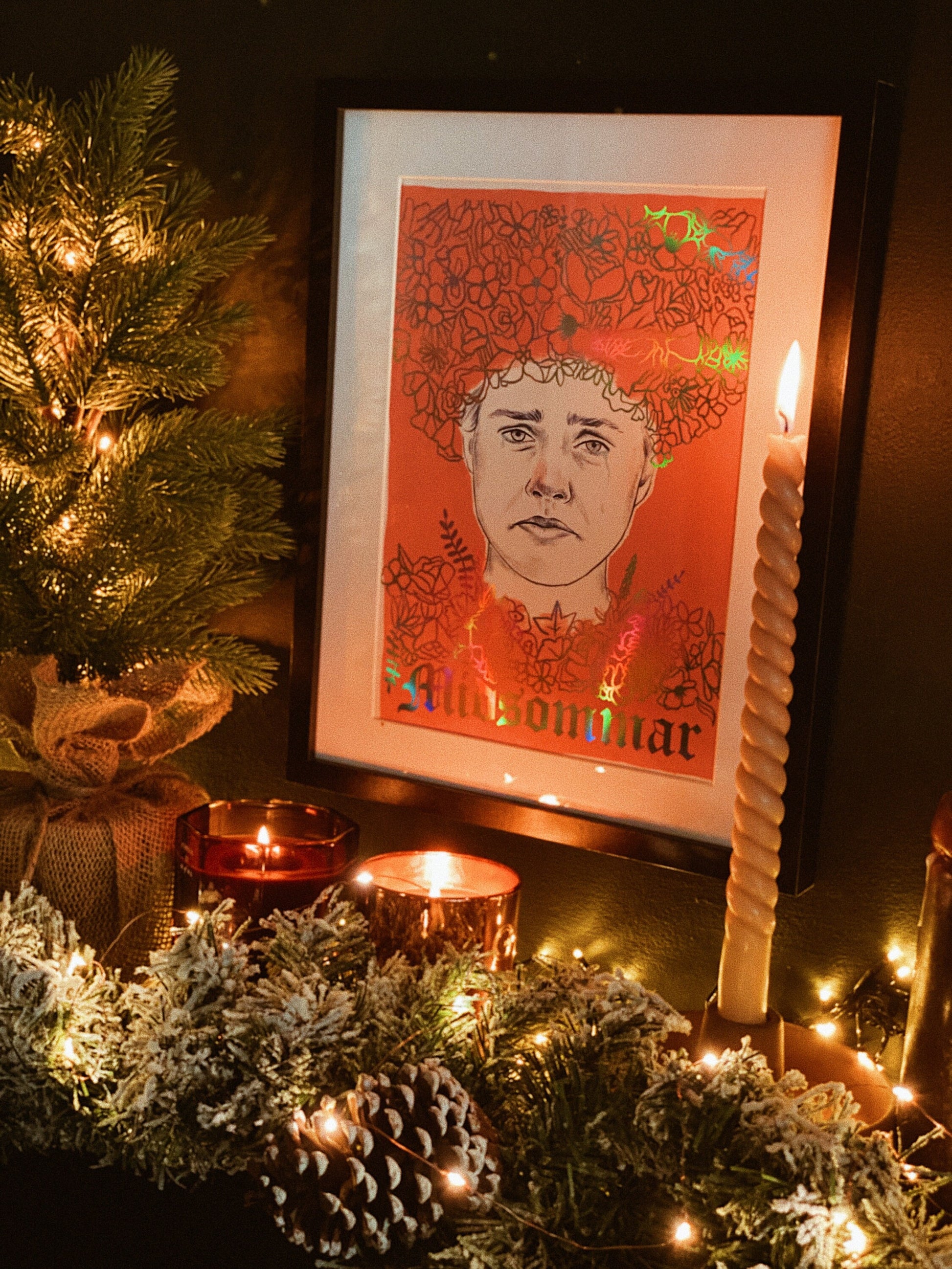 Midsommar A4 Holographic Print