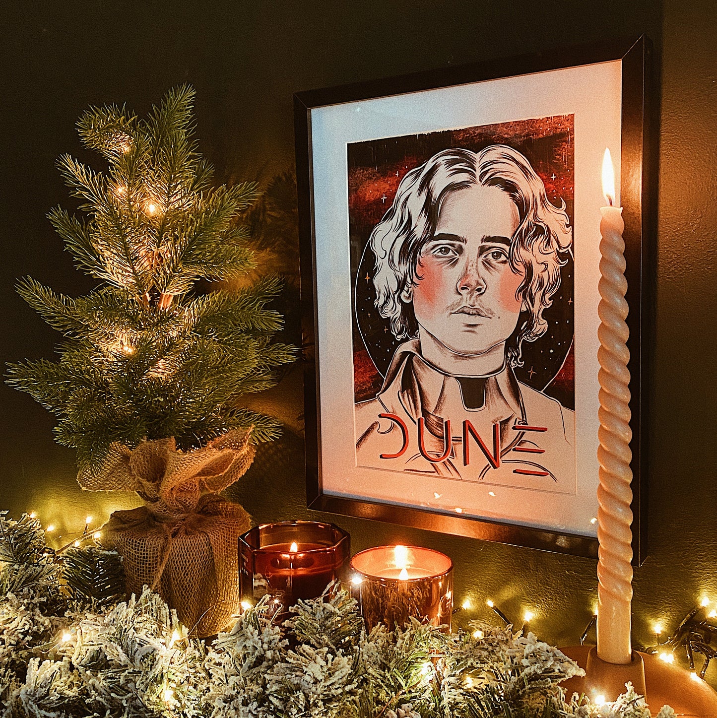 Dune - Timothee Chalamet A4 Art Print