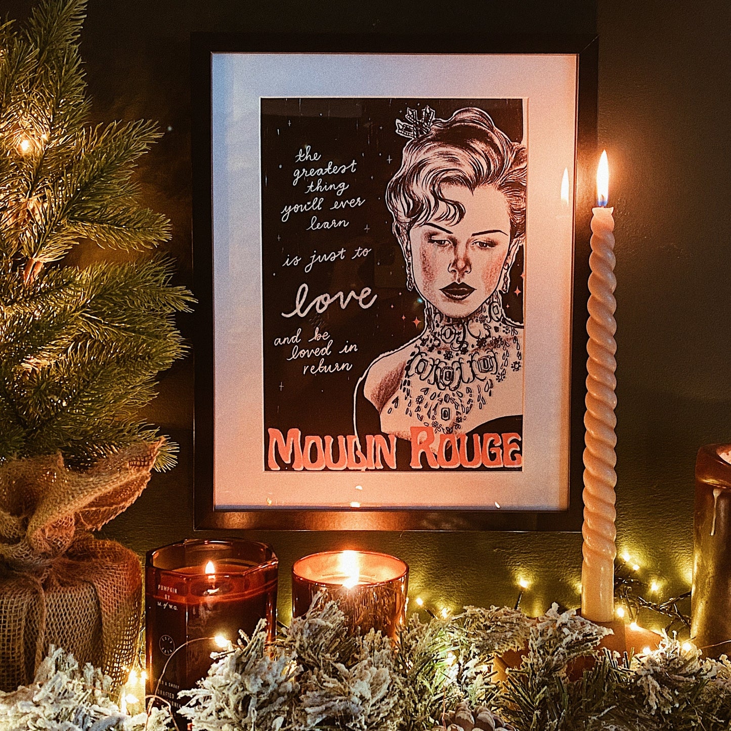 Moulin Rouge A4 Art Print