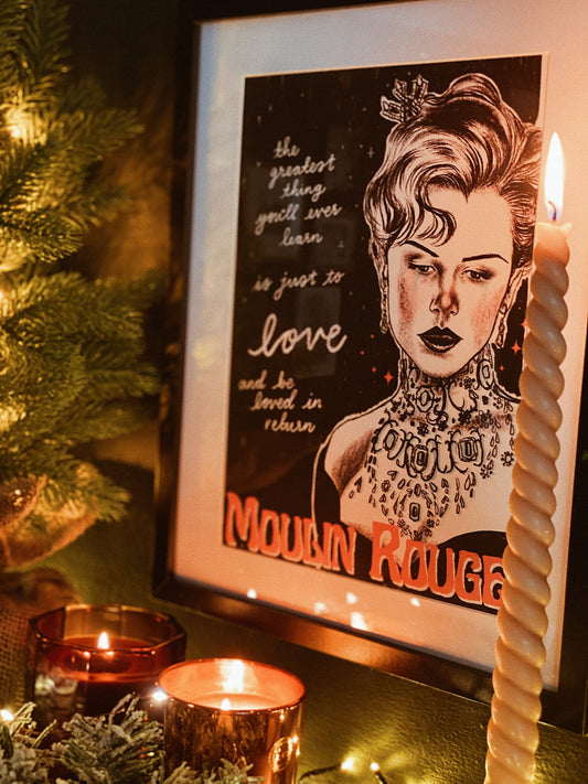 Moulin Rouge A4 Art Print