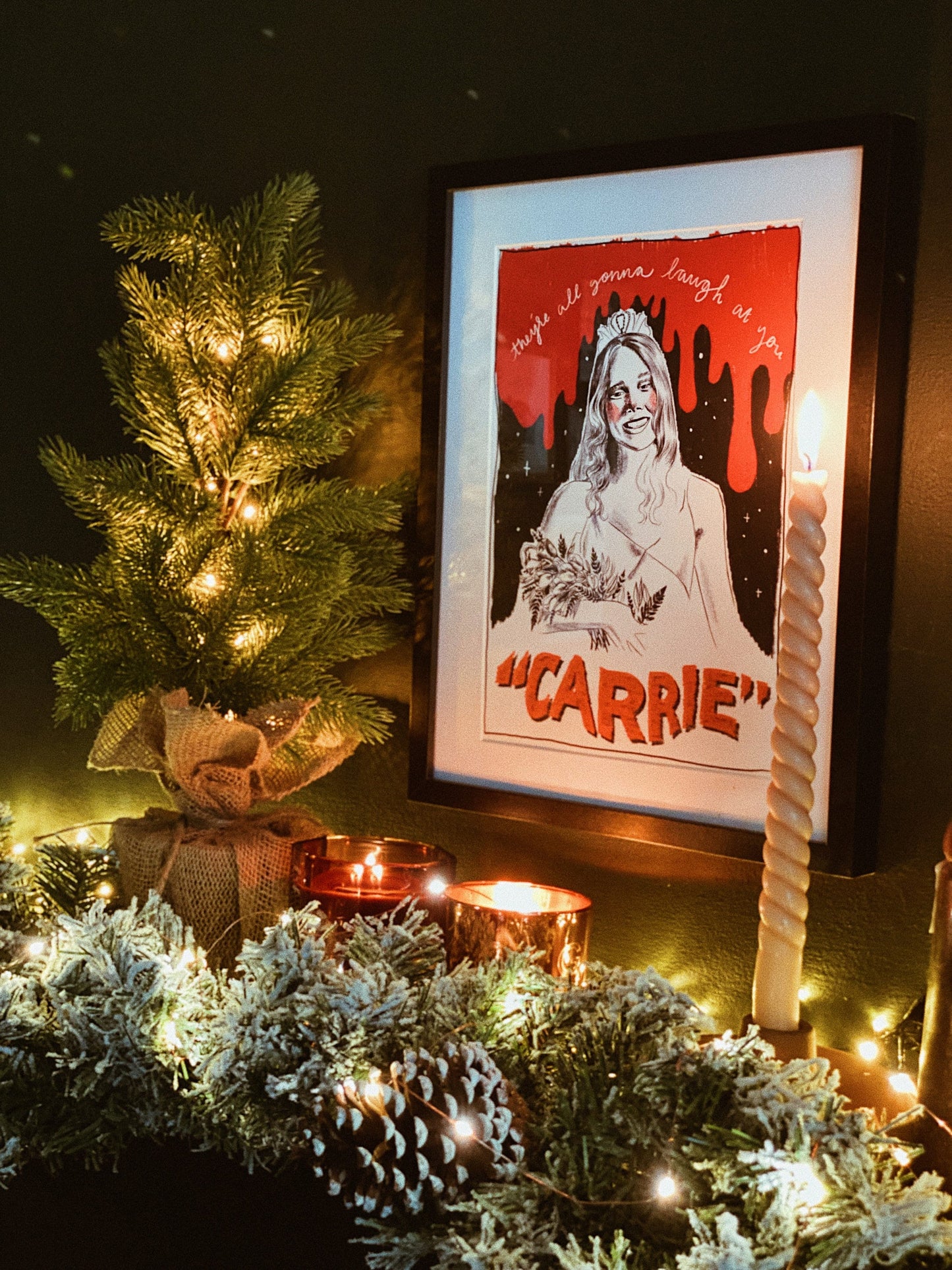 Carrie A4 Art Print