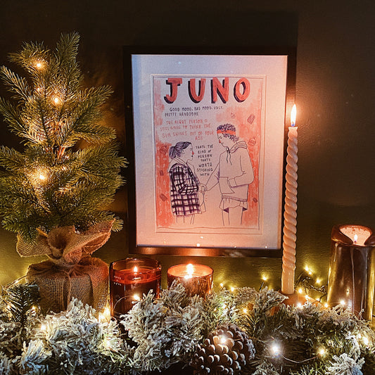 Juno a4 movie art print