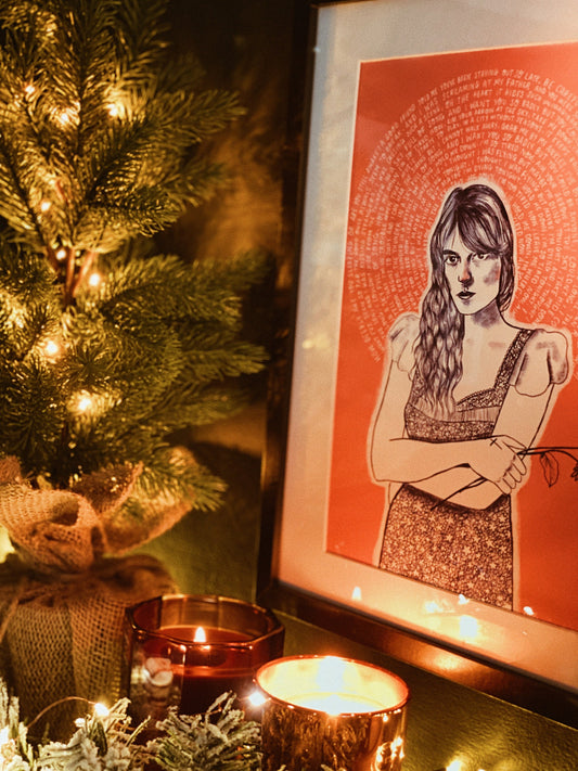 florence and the machine a4 print - sky full of song