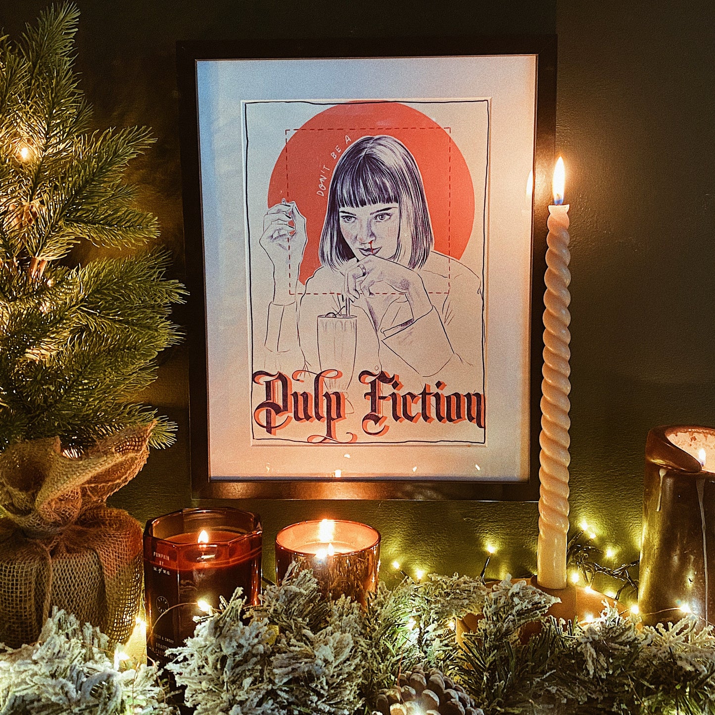 Pulp Fiction A4 Art Print