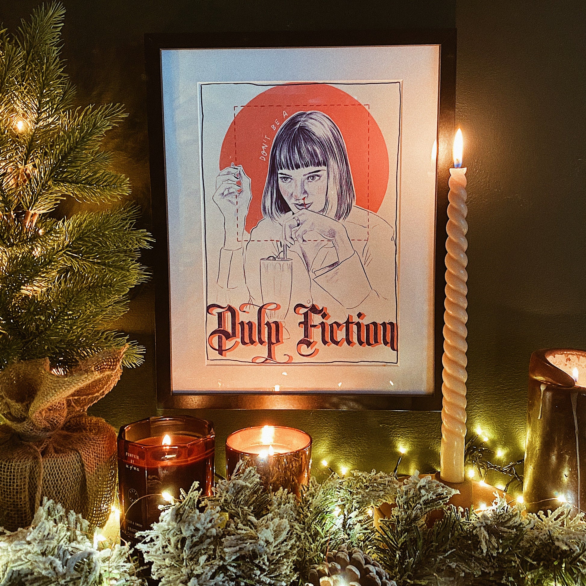 Pulp Fiction A4 Art Print