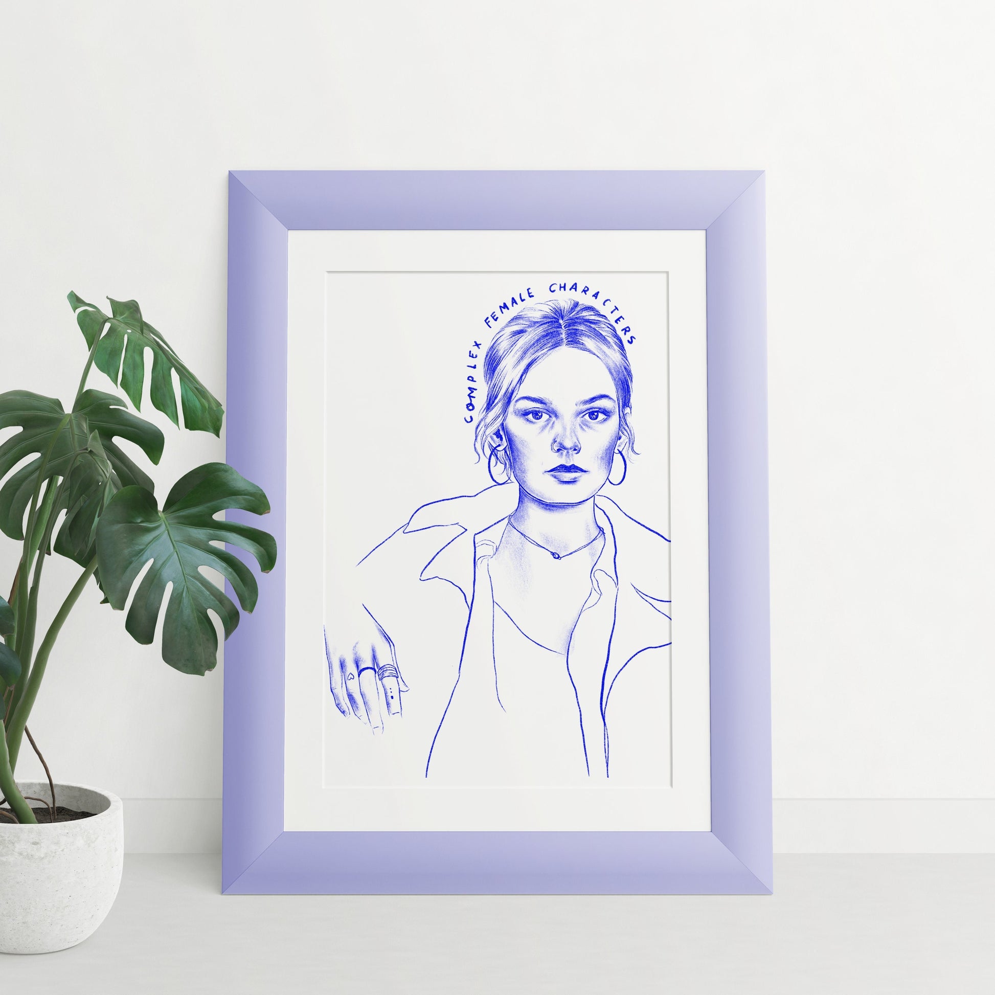 Maeve A4 Art Print Sex Education