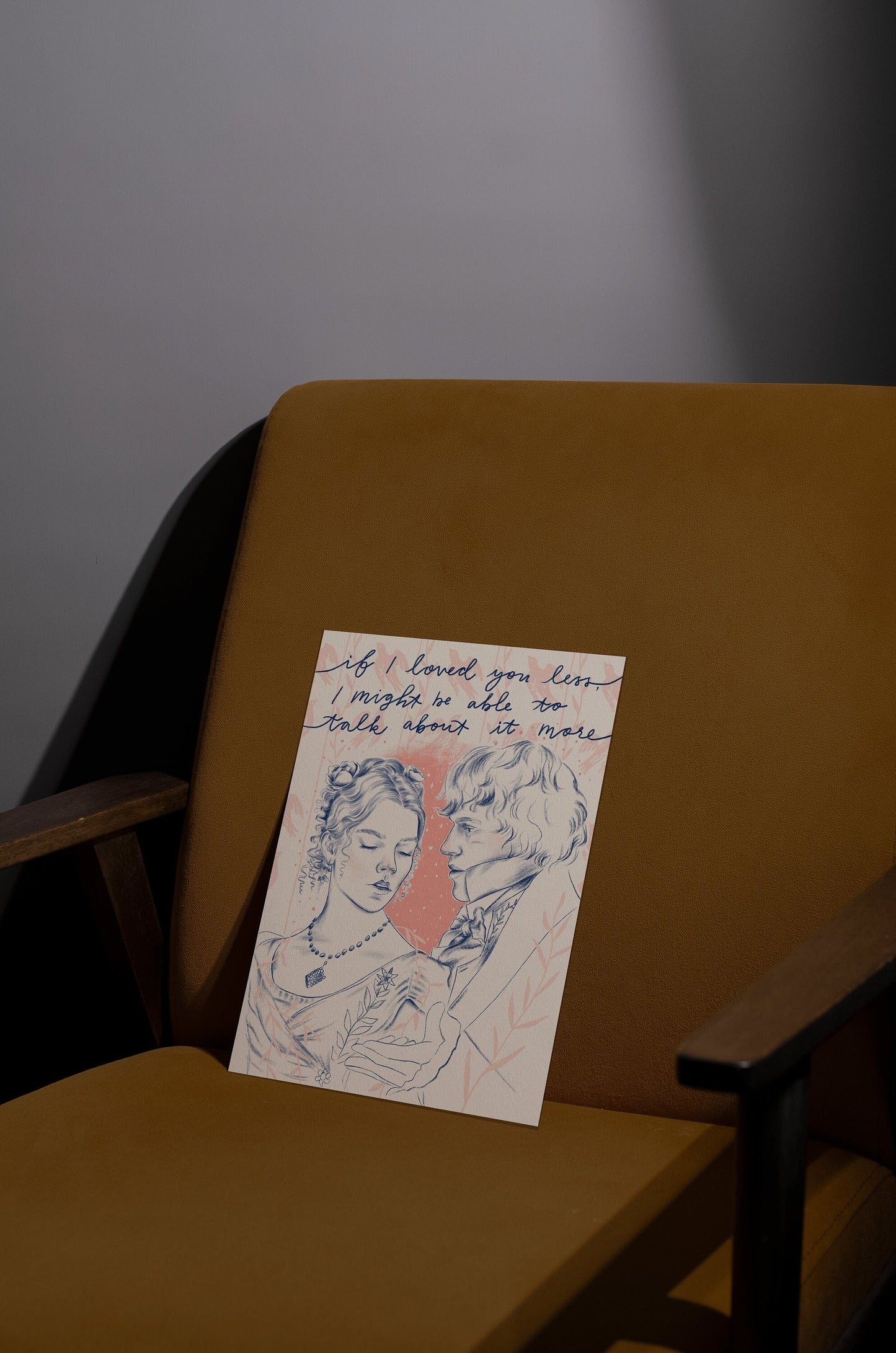 Emma 2020 "If I loved you less" A4 Art Print