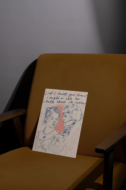 Emma 2020 "If I loved you less" A4 Art Print