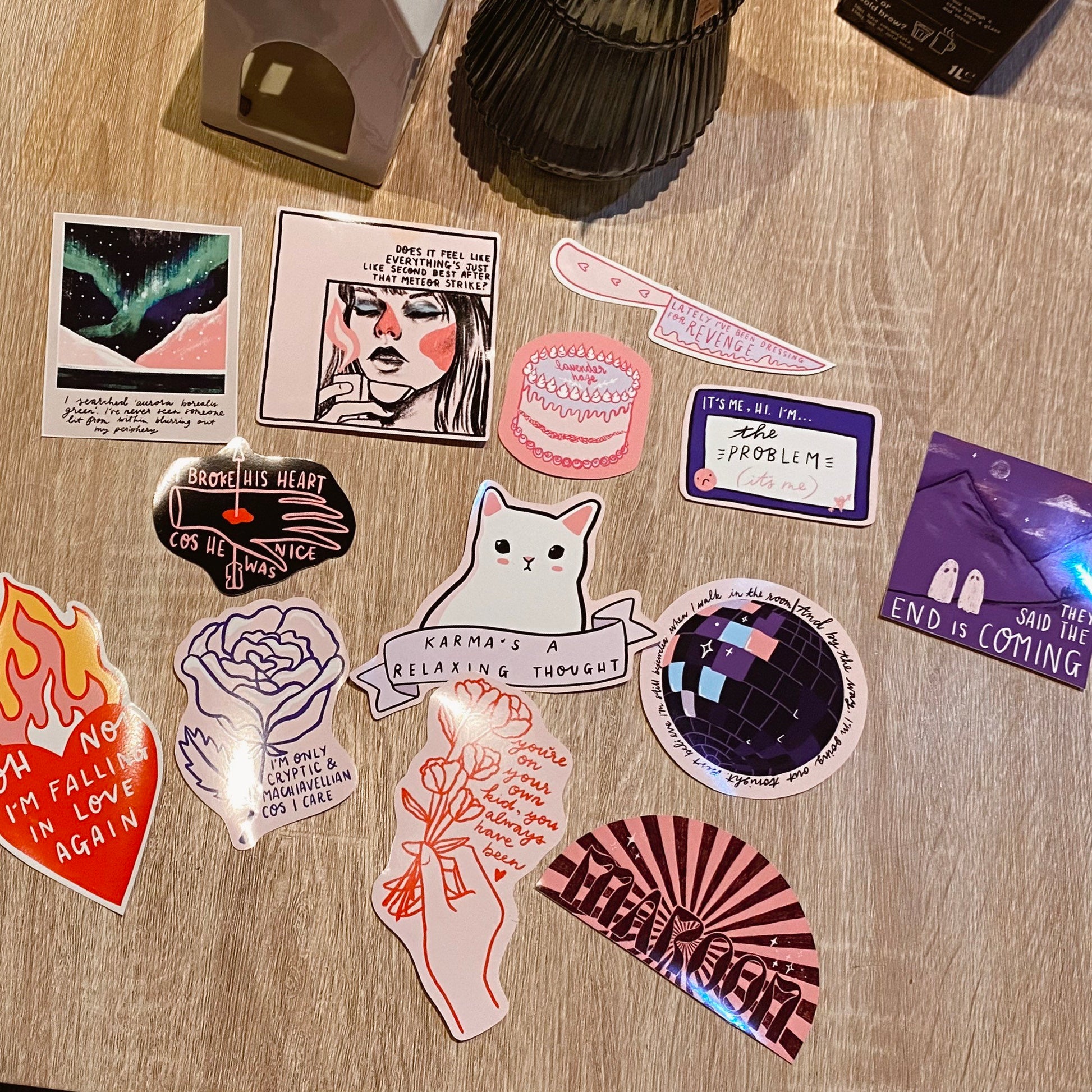 Taylor Swift Midnights sticker pack