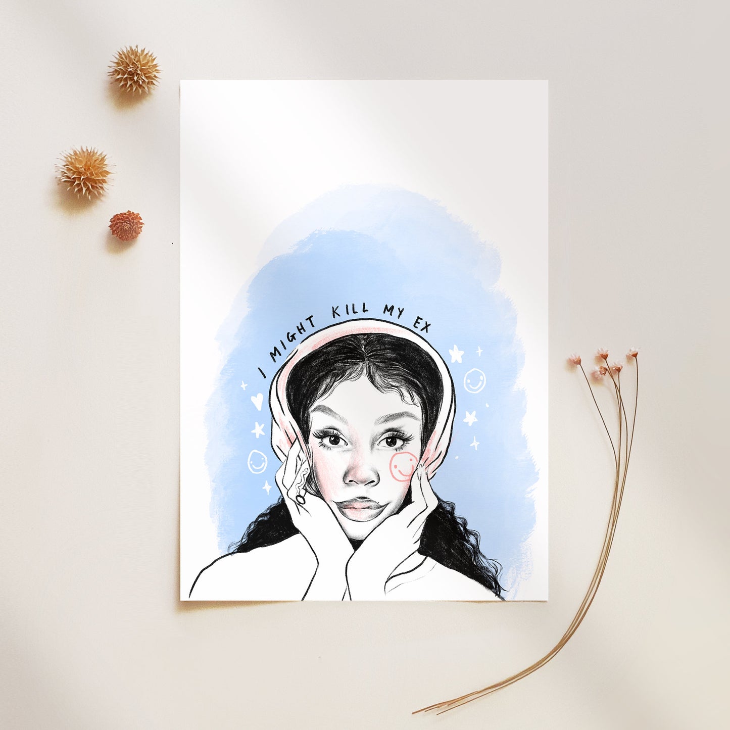 SZA 'Kill Bill' A4 art print