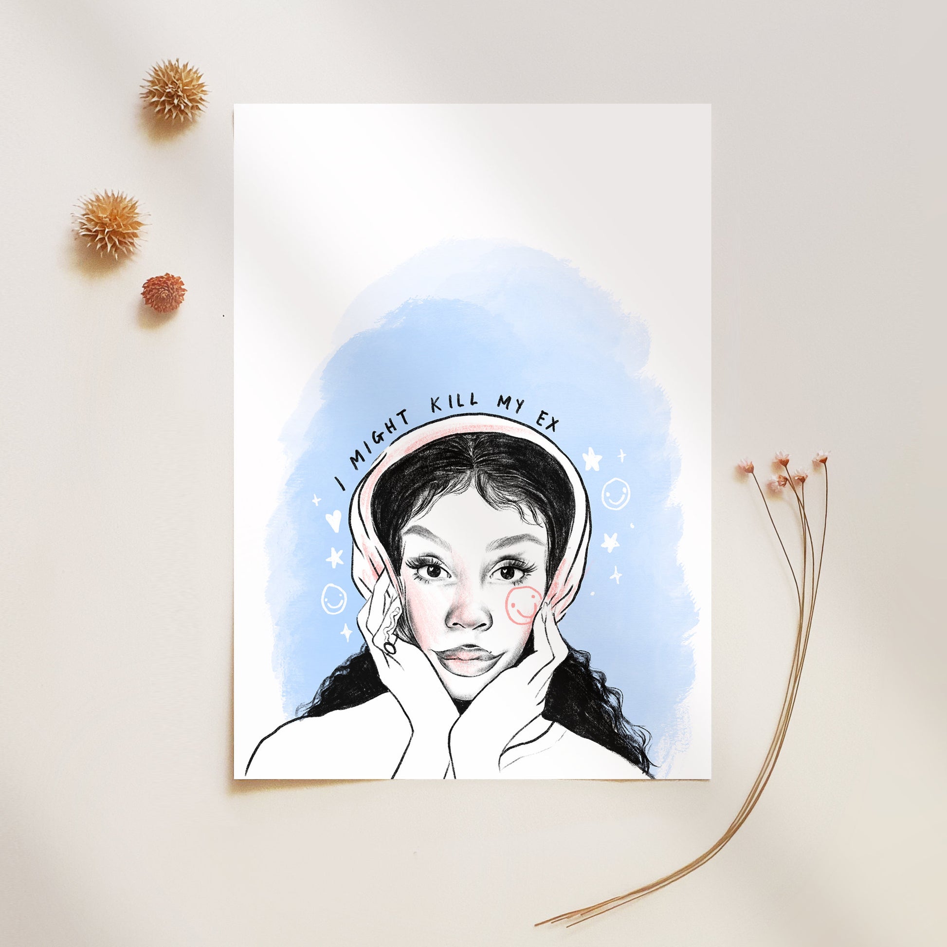 SZA 'Kill Bill' A4 art print