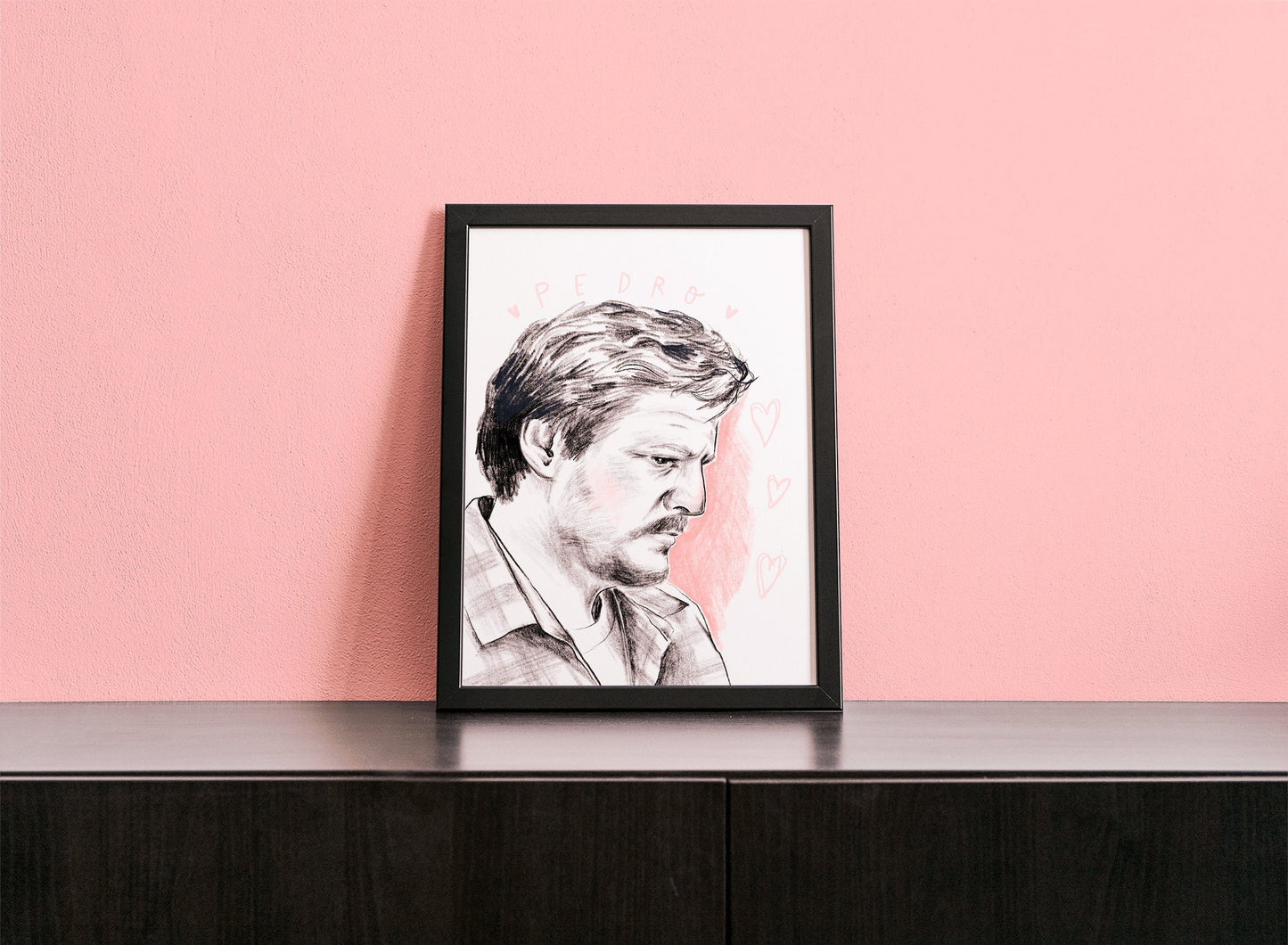 Pedro Pascal A4 Art Print